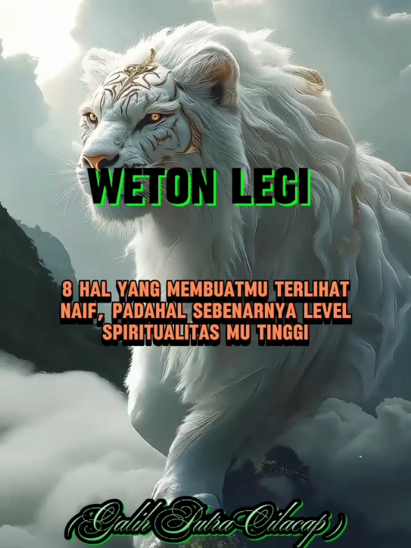 8 hal yang membuat weton Legi terlihat naif  #fyp #weton 