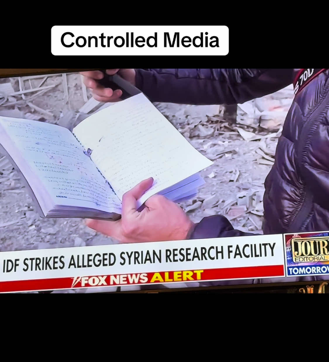 I thought finding the passports outside 911 towers insulted my intelligence but @Fox News took it to a new level with this fraudulent nonsense #syria #israel #foxnews #think #iran #criticalthinking 