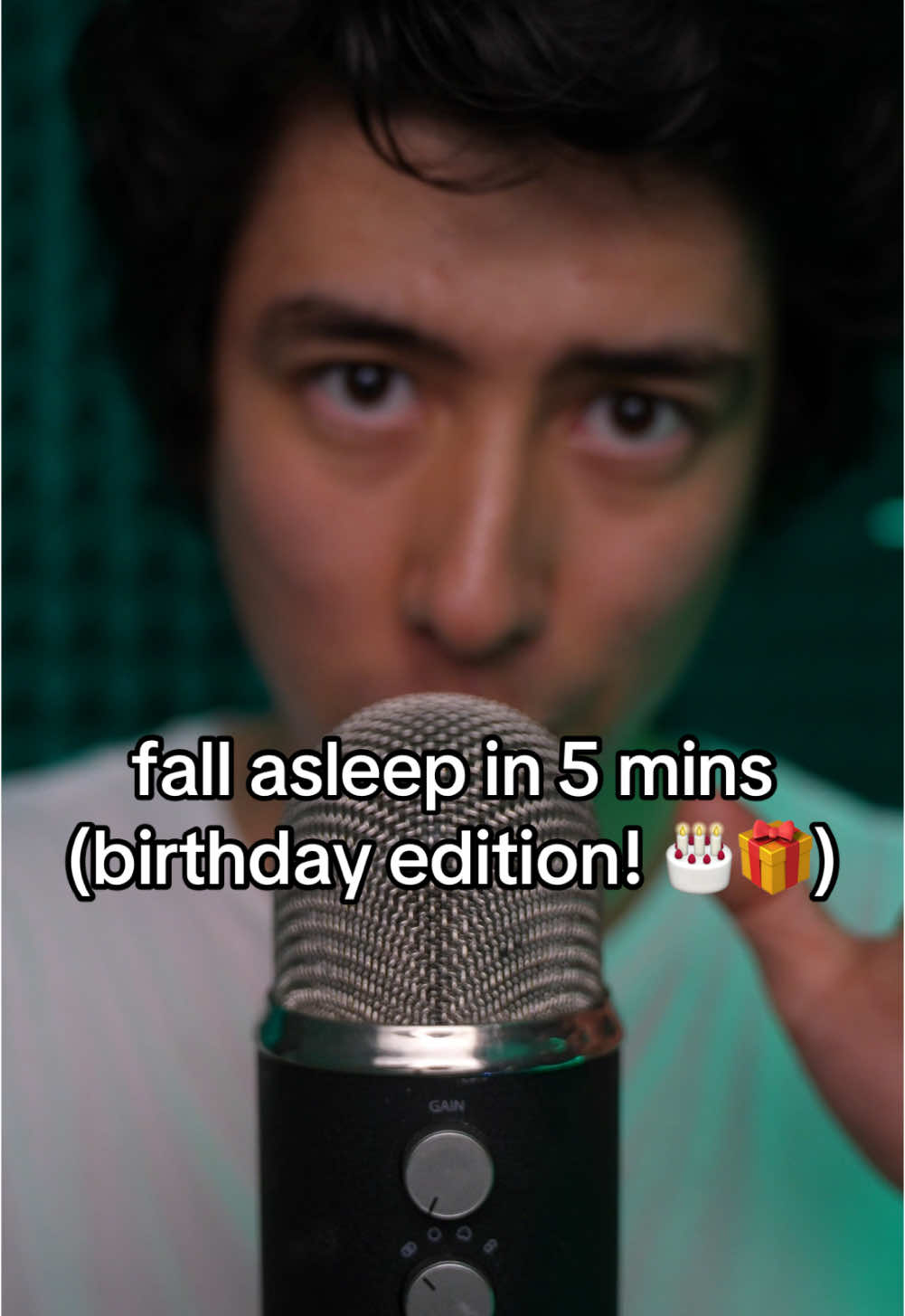 fall asleep in 5 mins on my birthday! 🎁😴 #asmr #asmrsounds #asmrvideo #jojoasmr #asmrsleep 