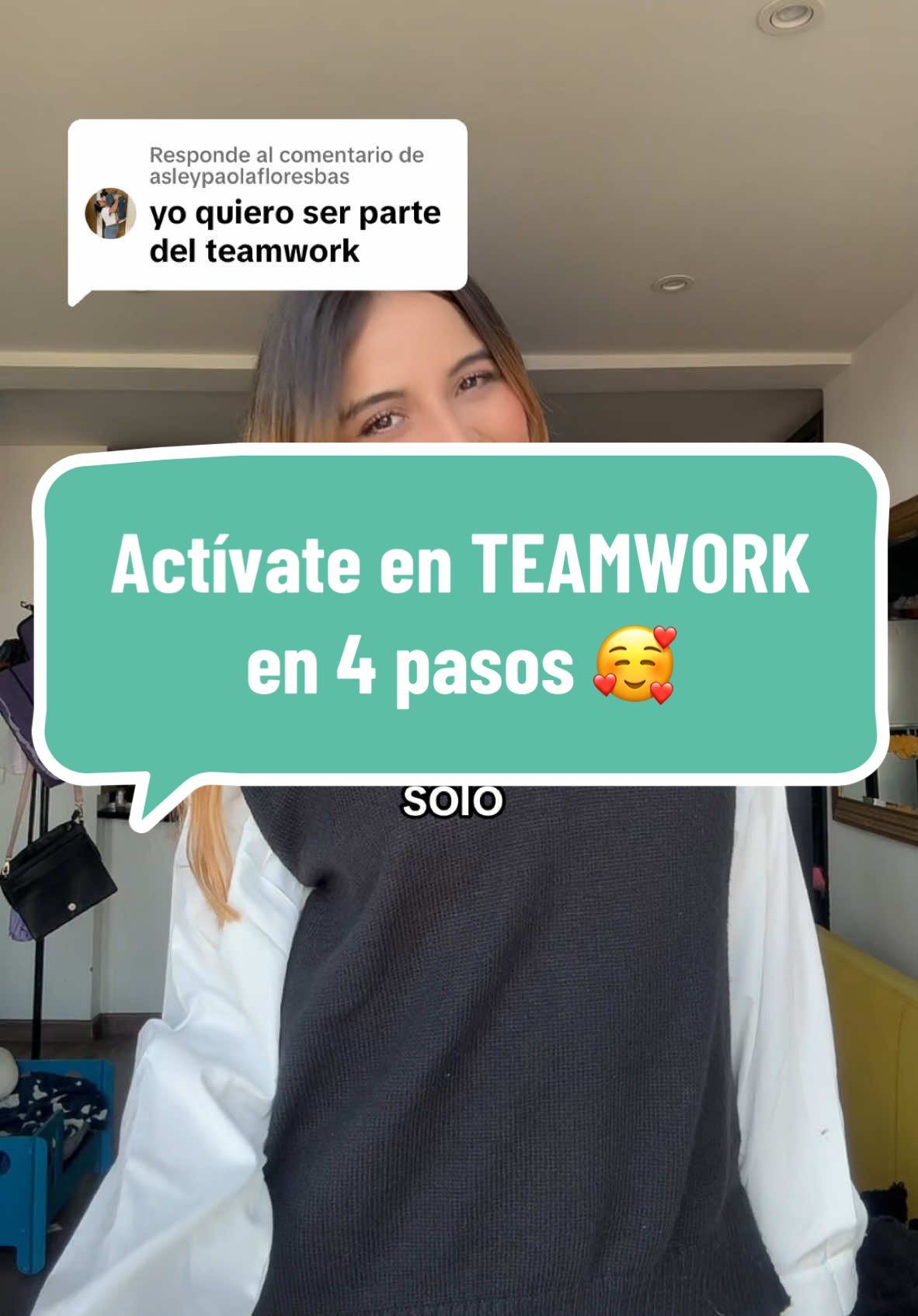 Respuesta a @asleypaolafloresbas ✨Así te activas en #TEAMWORK bienvenidos al mejor equipo de TT ✨❤️🥰 Sigamos creciendo juntos ❤️ #teamworkmakesthedreamwork #teamworkgirls 