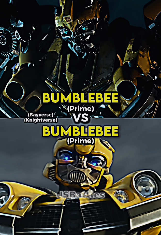 Bumblebee (Bayverse) vs Bumblebee (Knightverse) #bumblebee #transformers #bayverse #knightverse #edits #battle #fyp #fy #jsbattles 