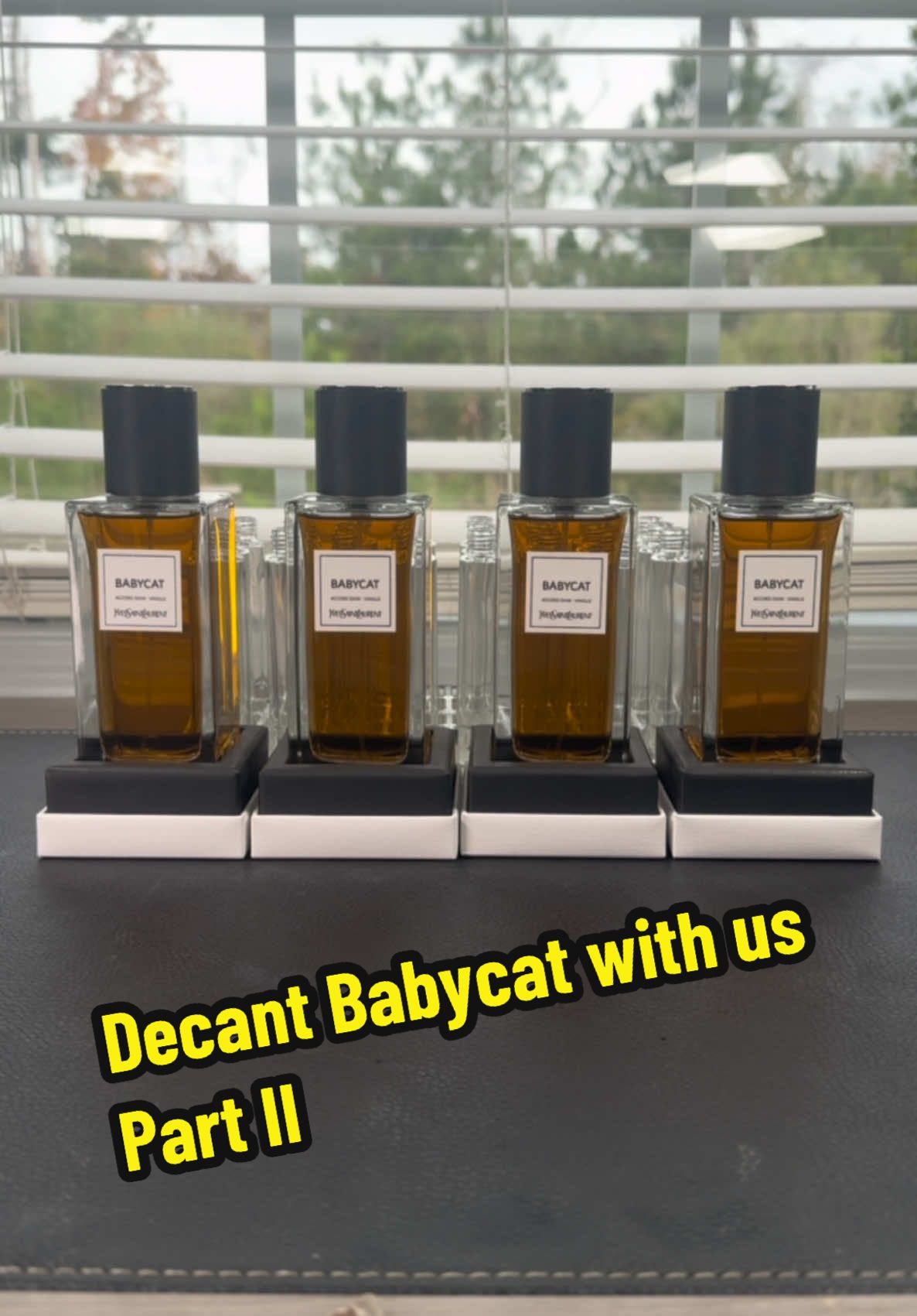 Decant Babycat with us part II ! #babycat #fragrance #fragrancetok #cologne #perfume #discounter