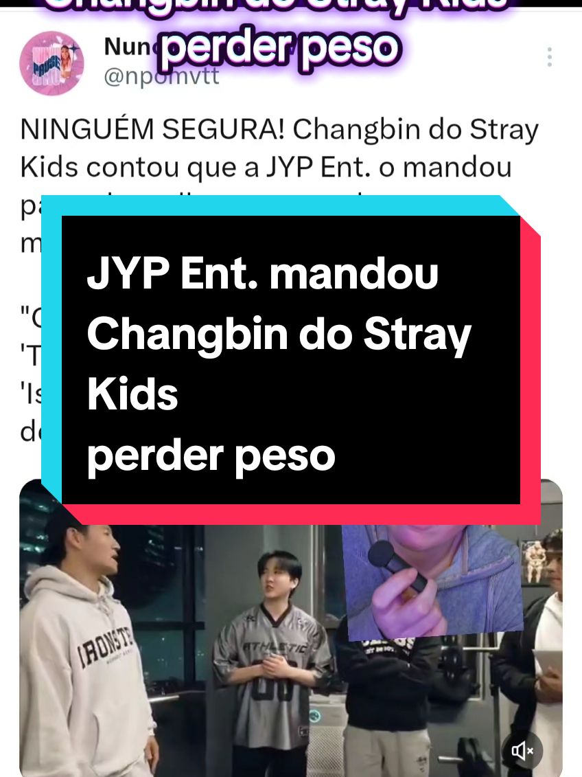 JYP Ent. mandou  Changbin do Stray Kids  perder peso . . . . . . . . . . #kpop #changbin #straykids #straykidsstay #stay #changbinstraykids 