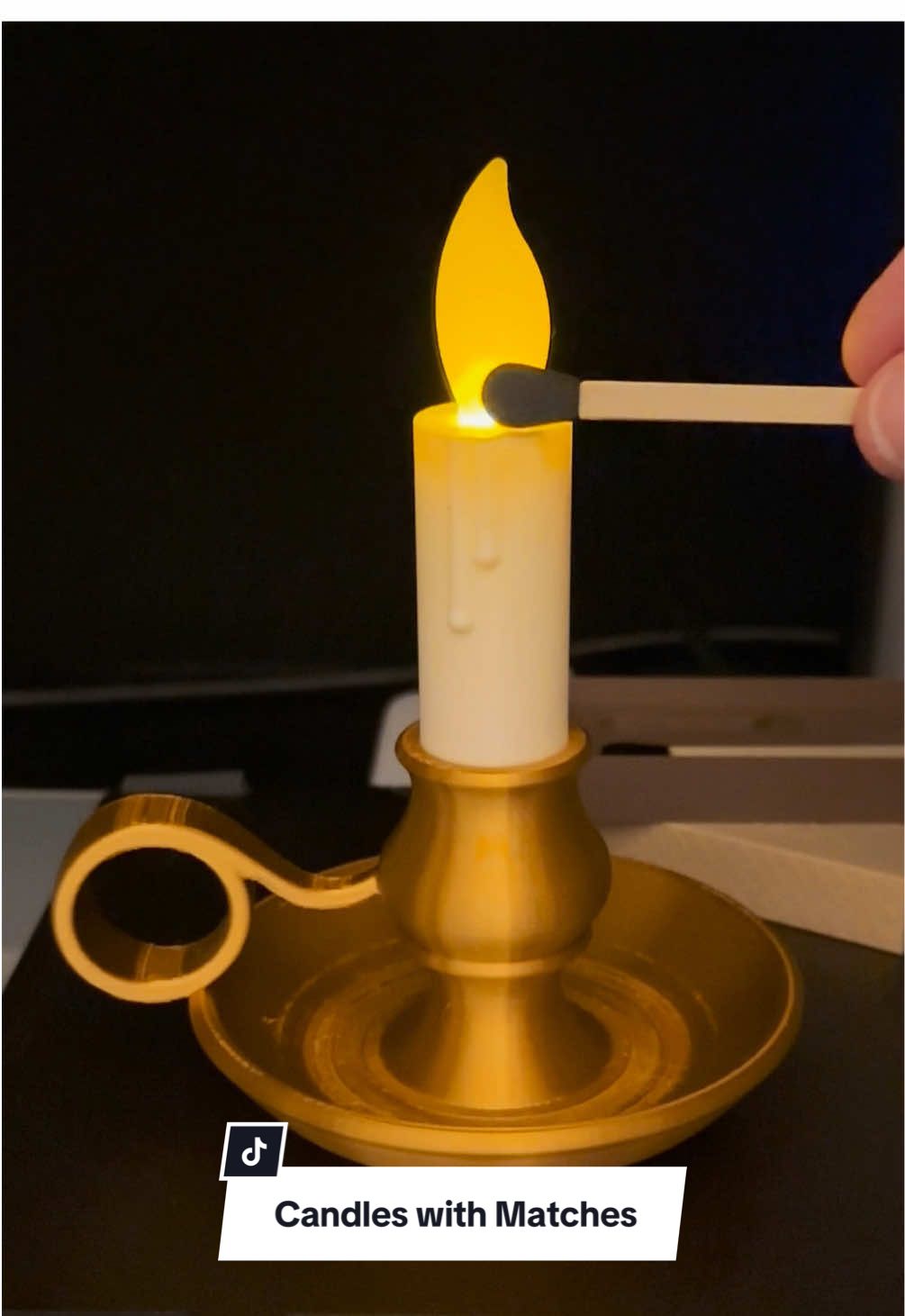 These candles and matches bring a little holiday magic through LED lights that turn on and off by magnets 🧲 I designed two styles - one with a bigger light that illuminates the entire candle and the other with a smaller light that illuminates just the tip 🔥 All the print files and parts are available at @Makerworld @BAMBULAB USA - just click the Makerworld link in my profile 🕯️ #tistheseason #3dprint #3dprinting #3dprinted #christmascandle #3dcandle #bambulab #3dpmom