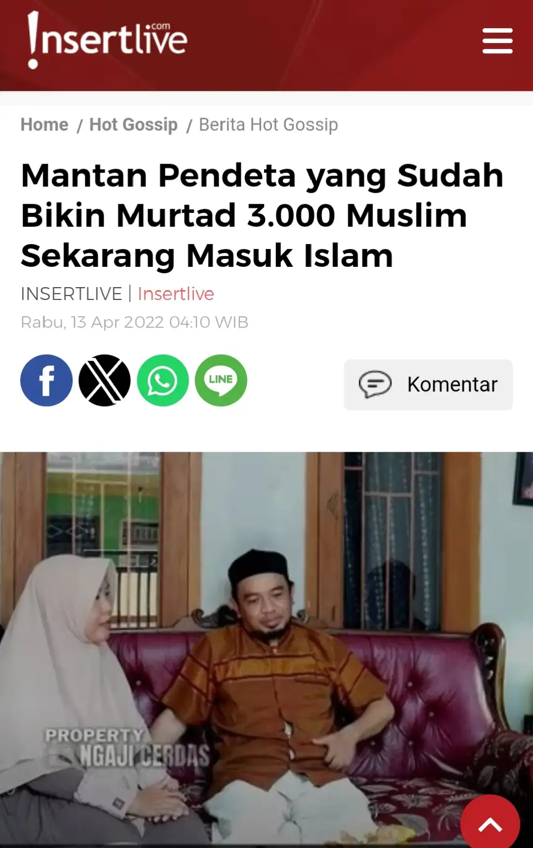 gimana yah perasaan orang yang murtad