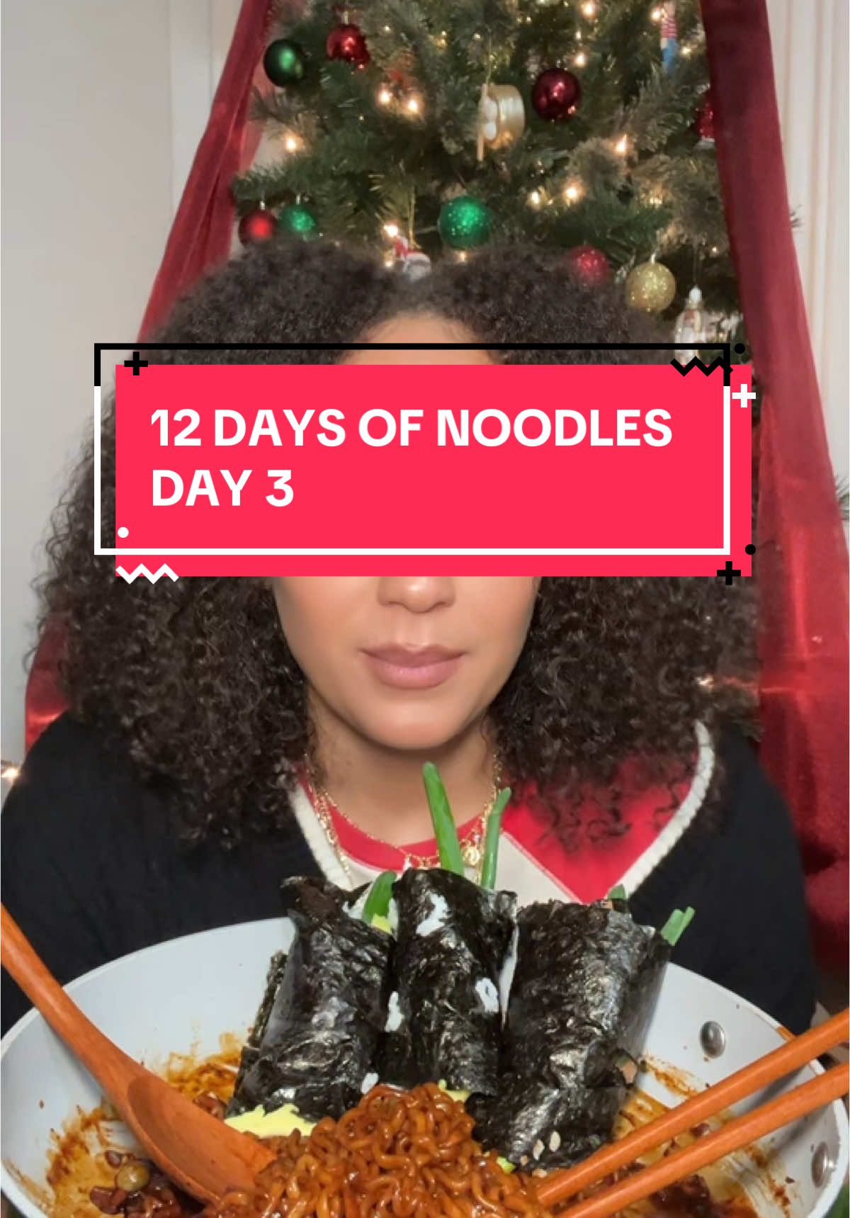 12 DAYS OF NOODLES🎅🍜 DAY 3: Buldak Jjajang 🔥🔥🔥 #samyang #buldak #noodles #ramen #eating #tastetest #mukbang 