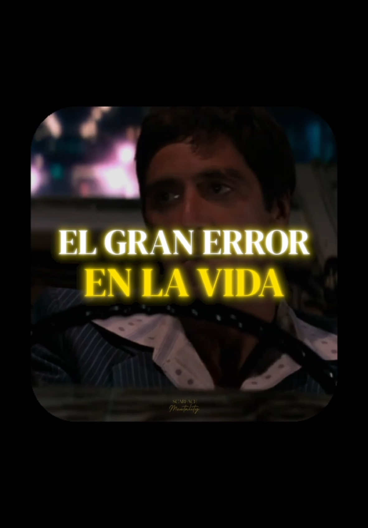 Reflexion de vida: El error de centrarse en el mundo externo en lugar del interno. #scarface #reflexionesdelavida #leccionesdelavida 