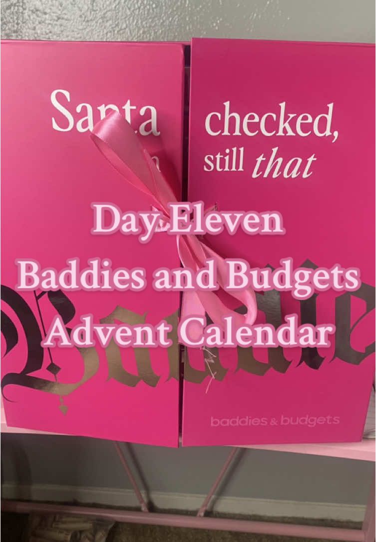 @Baddies and Budgets  Day 11: Advent Calendar #budgeting #budget #adventcalendar #pink #baddie #santa #baddiesandbudgets 