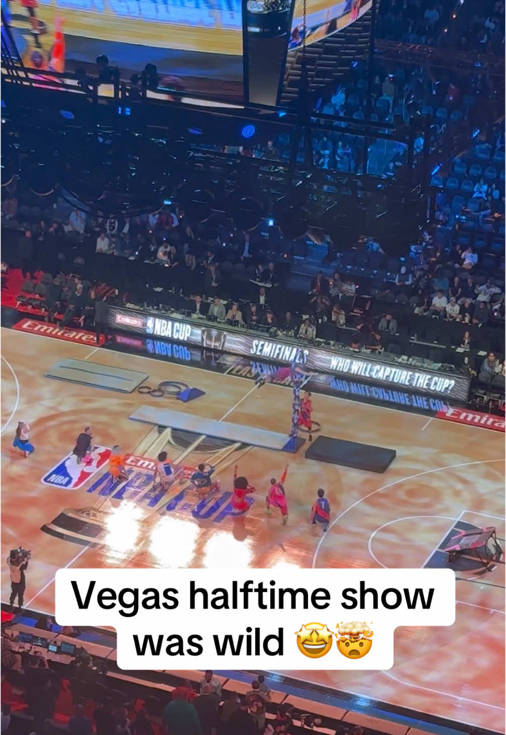 The Bucks-Hawks halftime show was wild 🤯 Presented by Under Armour