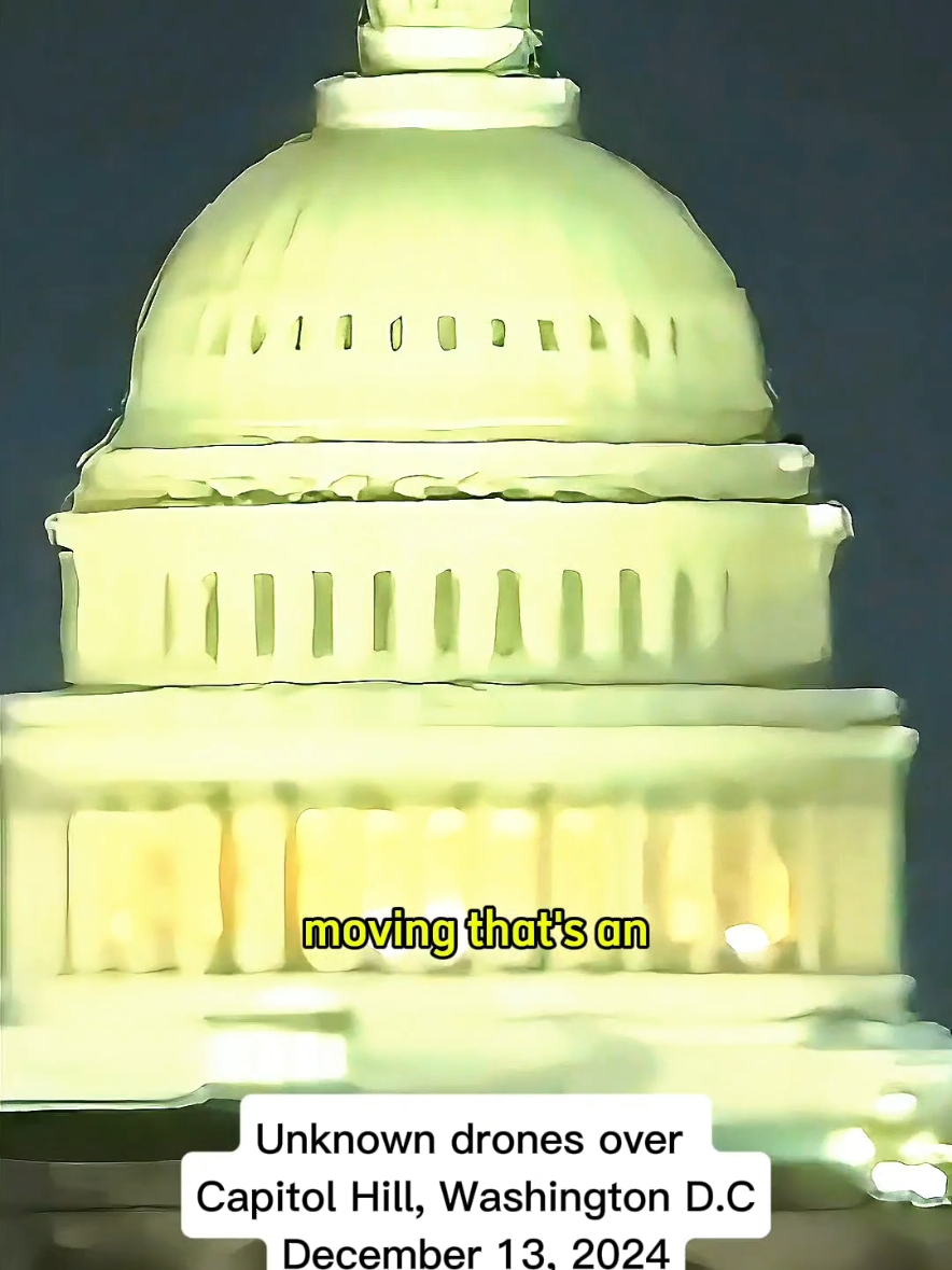 Witness👇🏼 Filmed on 12/13/2024 at approximately 9:30 PM (ET) from the top level of the Union Station parking garage. Observed from this location for 5 minutes, during which the light source remained almost entirely stationary.  Source: Ryan Burch #ufo #uap #ufosighting #alien #drone #capitolhill #washington 