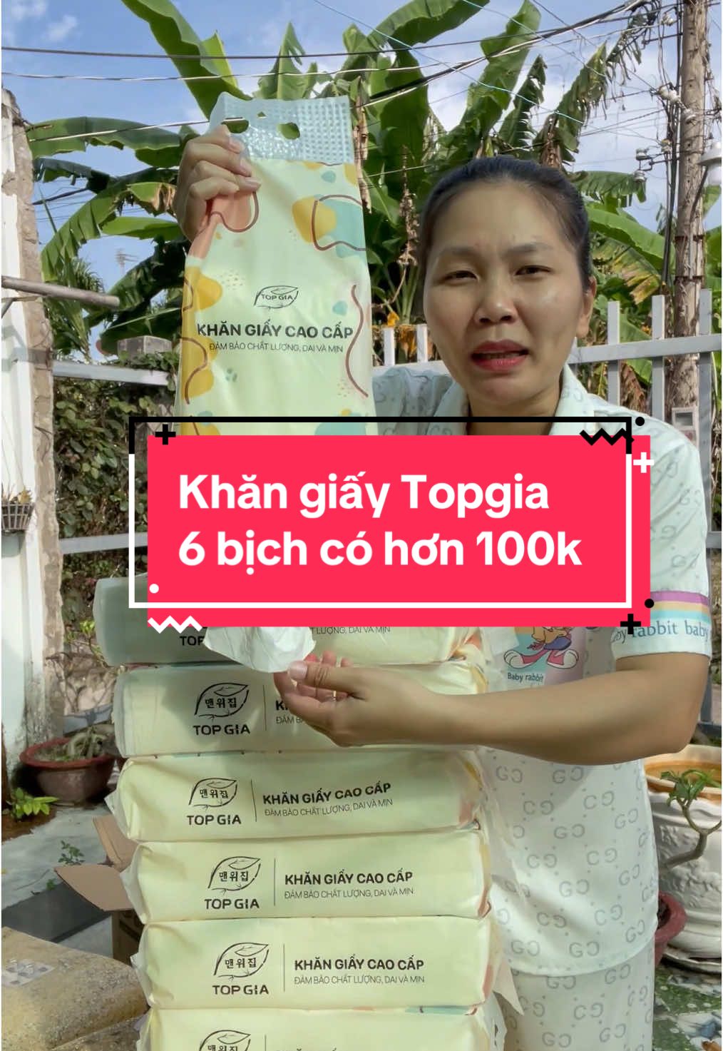 Em sẽ lên cho cả nhà mình combo 6 bịch khăn giấy rút có hơn 100k #hanhgiadung92 #khangiaycaocap #khangiayrut #khangiaytreotuong #giadungtienich 