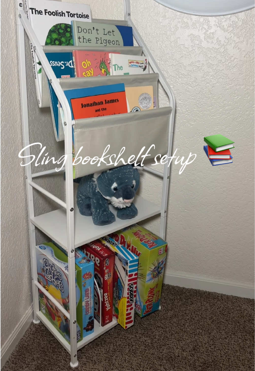 📚❤️🤓 #bookshelf #books #games #kidsroom #office #shelf #homedecor 