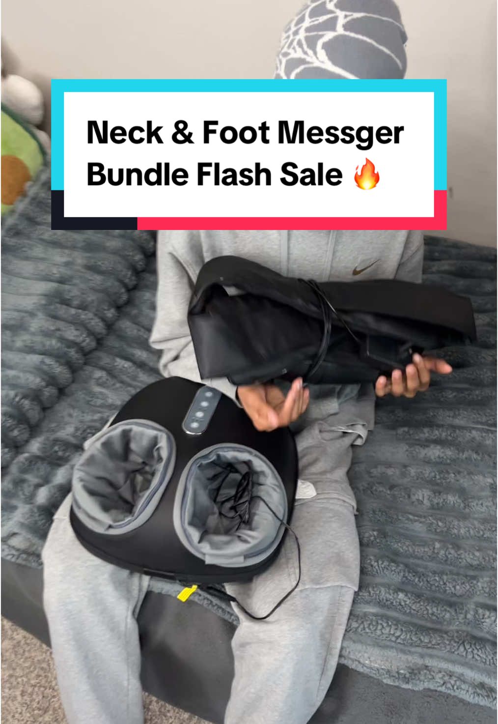 The best deal of 2024, and its not even close 🔥 #massage #neckmassager #footmassage #massager #tiktokshopholidayhaul #tiktokmademebuyit #flashsale