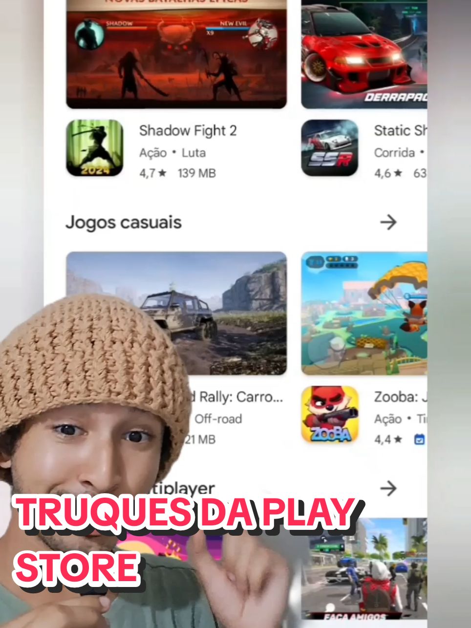 TRUQUES DA PLAY STORE #curiosidades #fy #games #mobile #playstore 