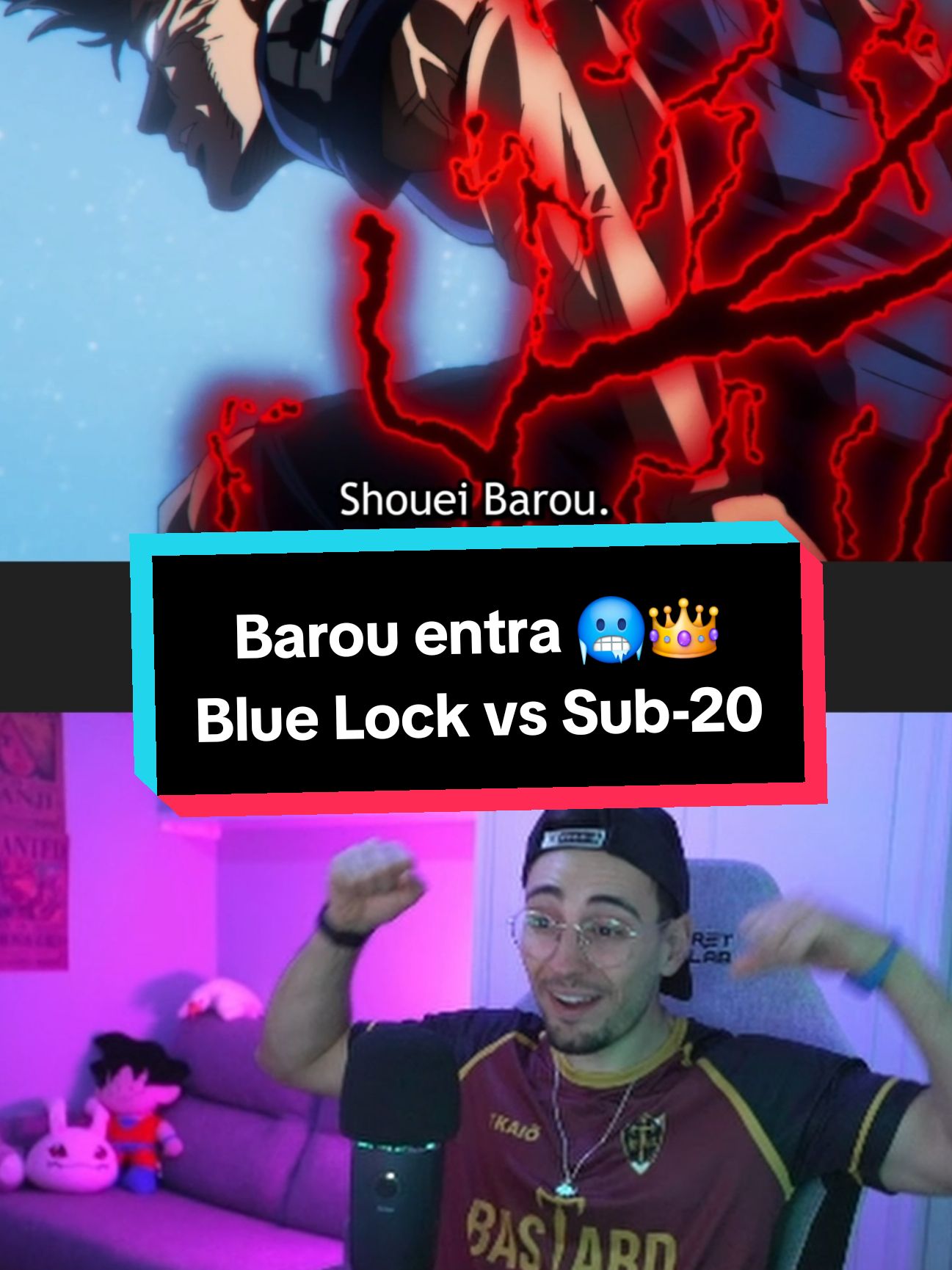 Barou entra al campo en el Blue Lock vs Sub 20. Mi reacción a la temporada 2 capítulo 11 anime sub español #bluelock #barou #baroushoei #bluelockanime #bluelockvsu20 #baroubluelock #bluelockreaccion #anime #bluelocktemporada2 