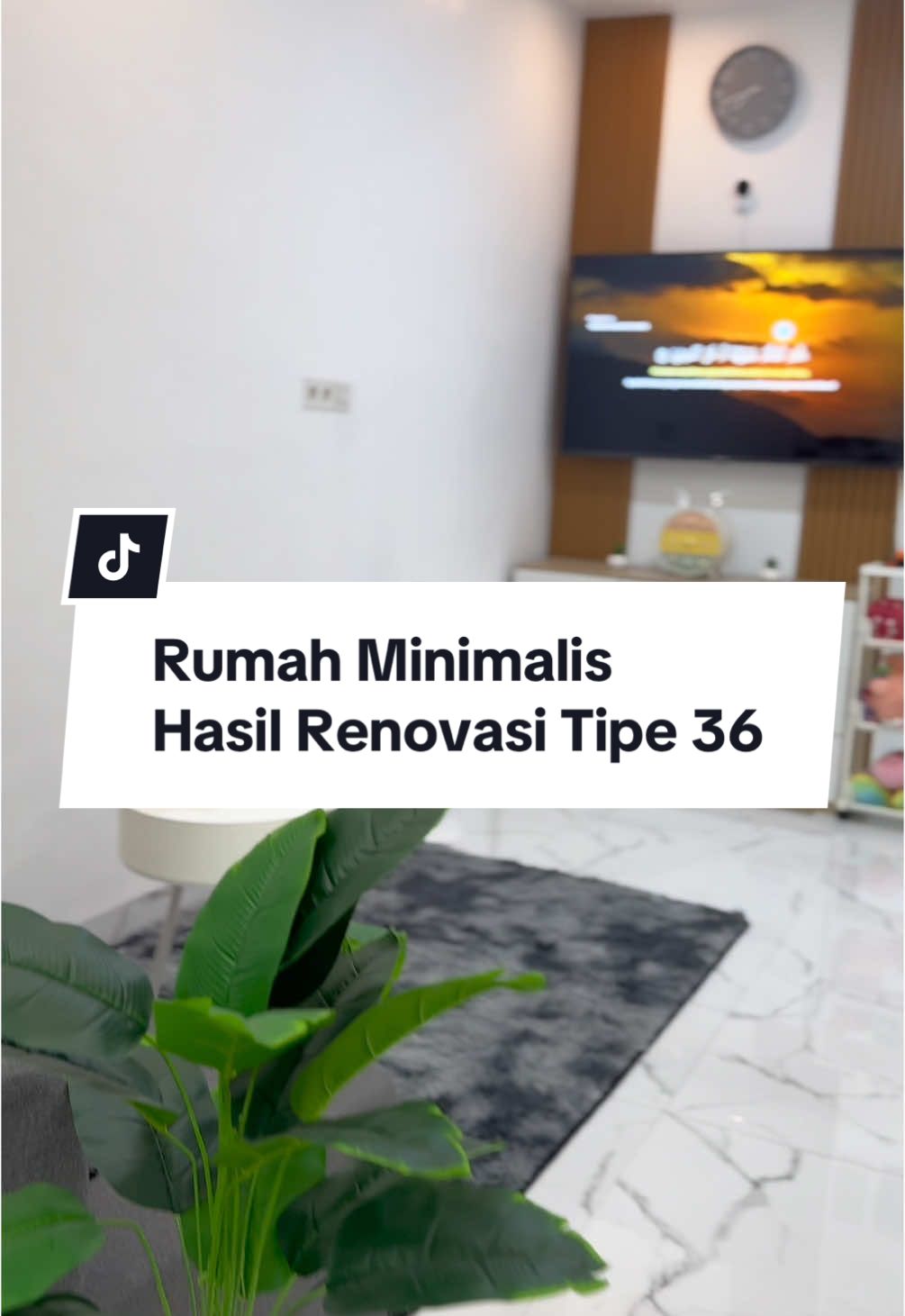 Rumah minimalis hasil renovasi rumah tipe 6x6 m (tipe 36 m²)  dilahan 6x 12 m (tipe 72 m²). Terdapat 3 kamar tidur, 3 kamar mandi & Parkiran #rumahfathianfahman #rumahtipe36 #rumahsubsidi #rumahminimalis #fyp 