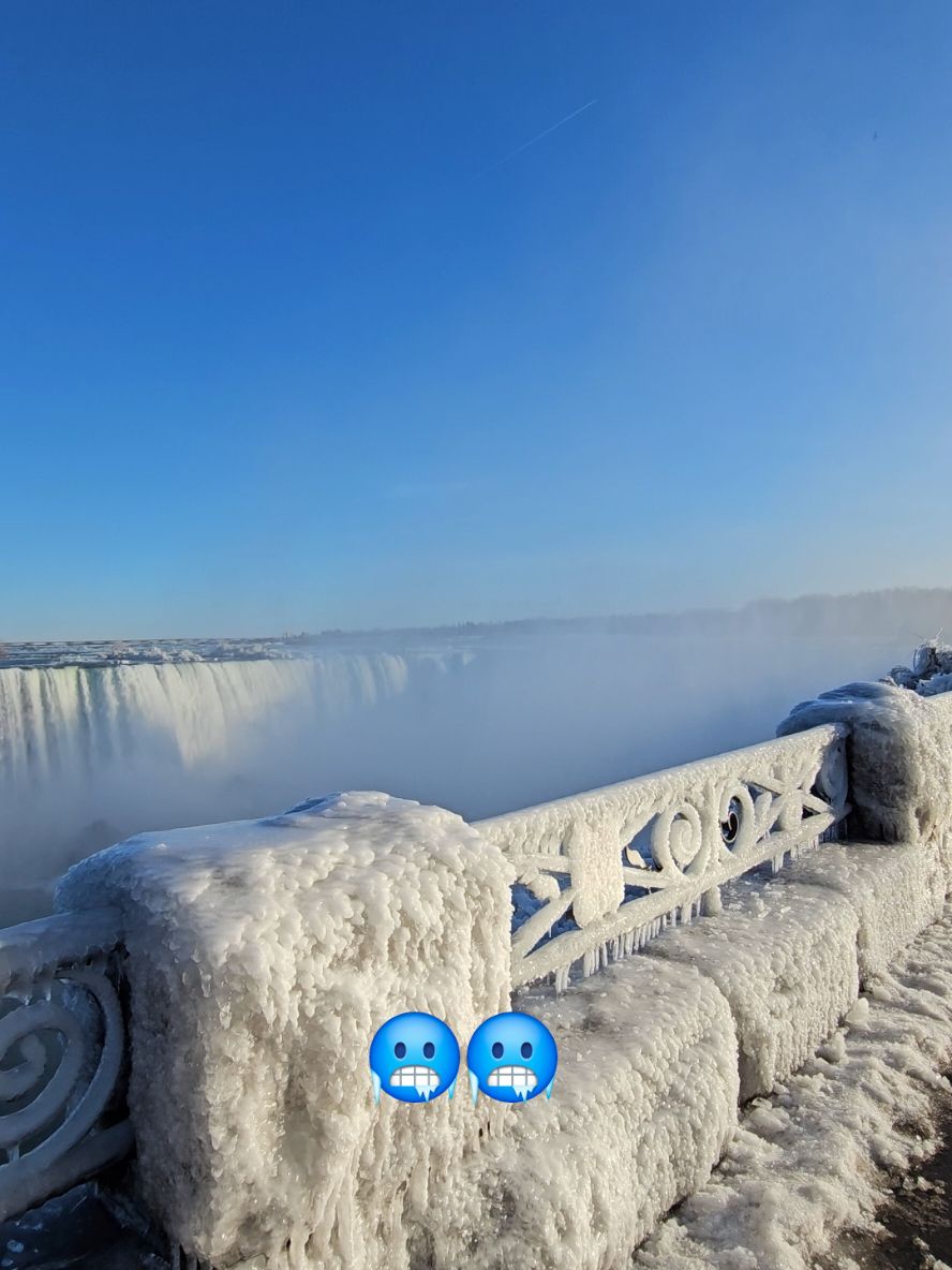 #niagarafalls #frio @Una Latina en Canadá