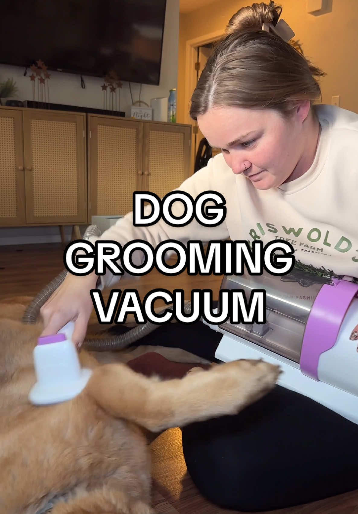 Replying to @Jennifer we seriously use this all of the time! #doggroomingvacuum #dogvacuum #petownermusthave #vacuum #tiktokshopholidayhaul #newyearnewaura  #tiktokshopcreatorpicks #mademyyear 