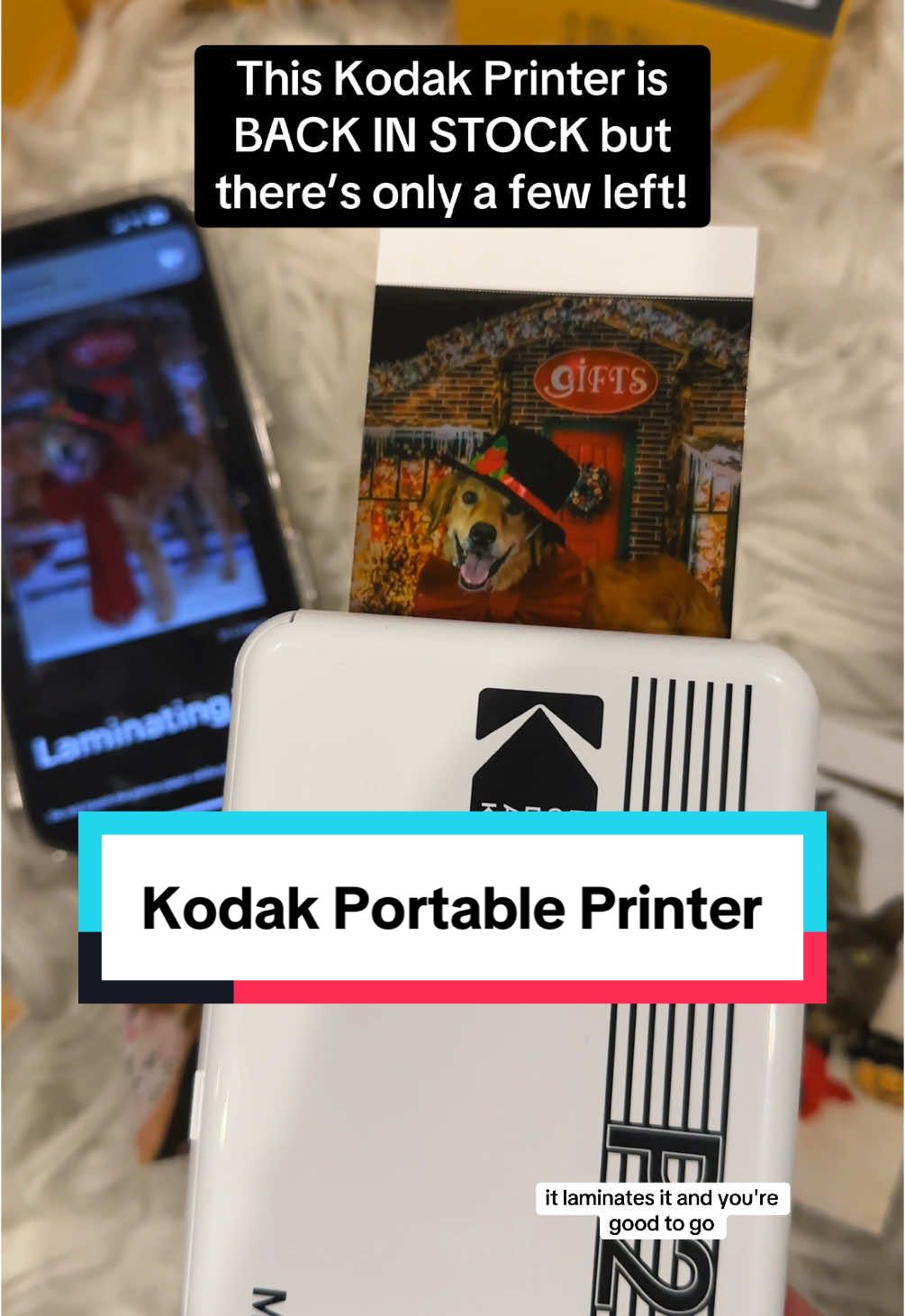 This Kodak printer already sold out once and it’s back in stock, but there’s only a few left! If you’ve been wanting this, grab it now because it’s gonna sell out again! #KodakPrinter #Kodak #PortablePrinter #MiniPhotoPrinter #PhotoPrinter #GiftIdeas #CoolGiftIdeas #TikTokShopHolidayHaul #NewYearNewAura 