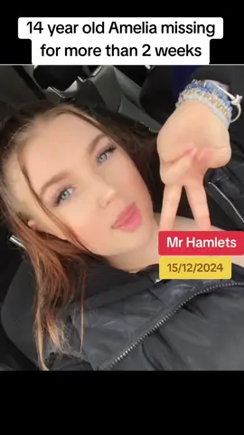 14 year old Amelia missing  for more than 2 weeks who likes to visit Canary Wharf frequently. #mrhamlets 