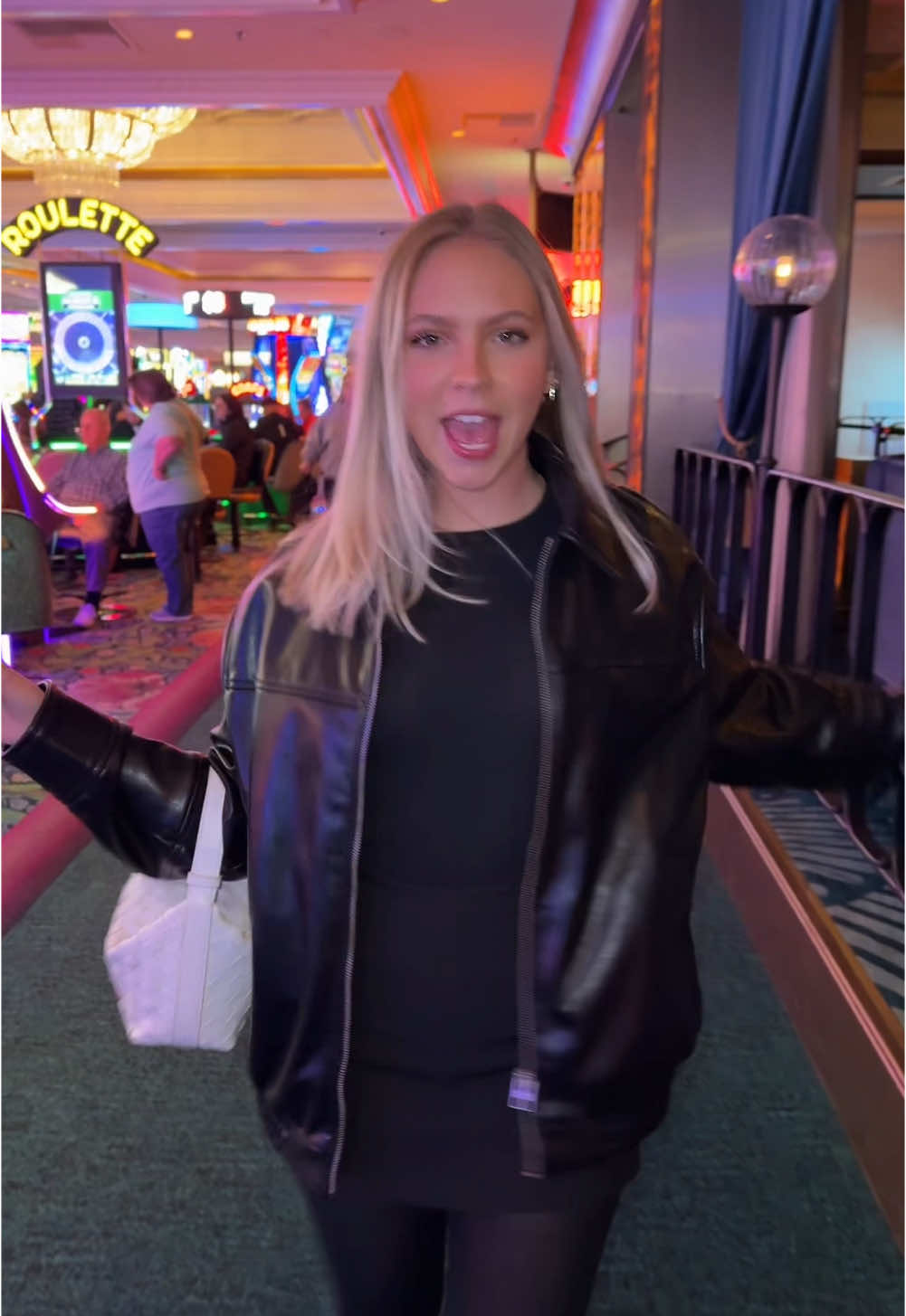 got kicked out for filming this #thatssotrue #gracieabrams #fypシ #vegas 