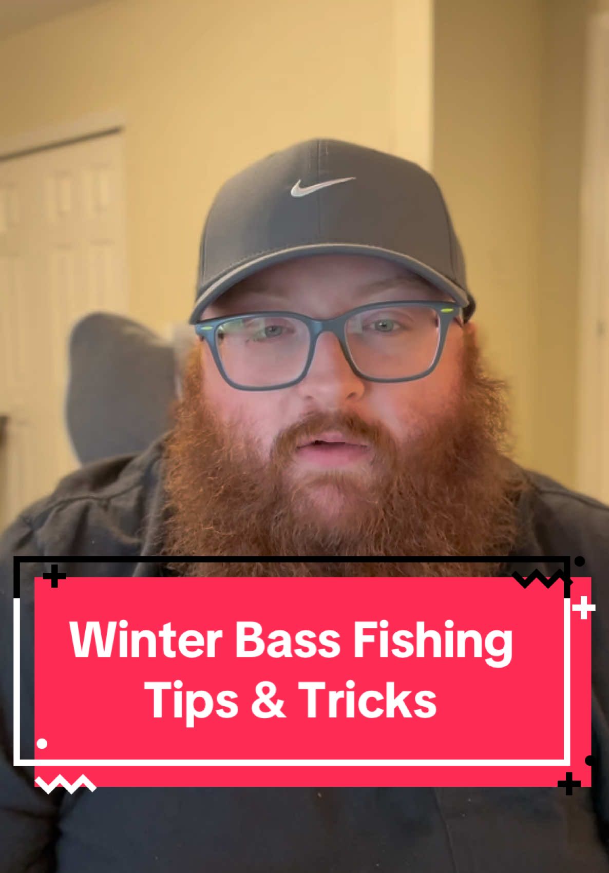 Winter Bass fishing. 3 tips! #fish #fishing #fishtok #fishinglife #tips #tipsandtricks 