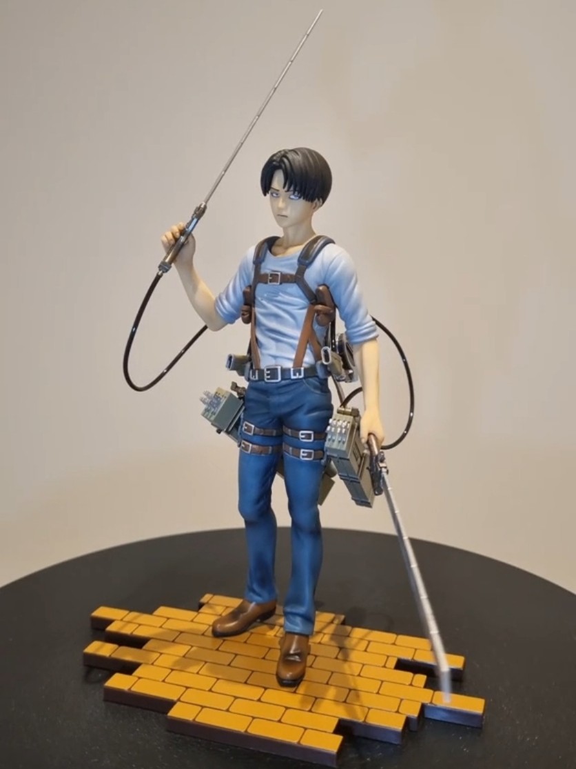 Levi BRAVE-ACT (ver.2B) 1/8 Figure by Sentinel 🖤 #levi #leviackerman #AttackOnTitan #braveact #sentinel #anime #animefigure 