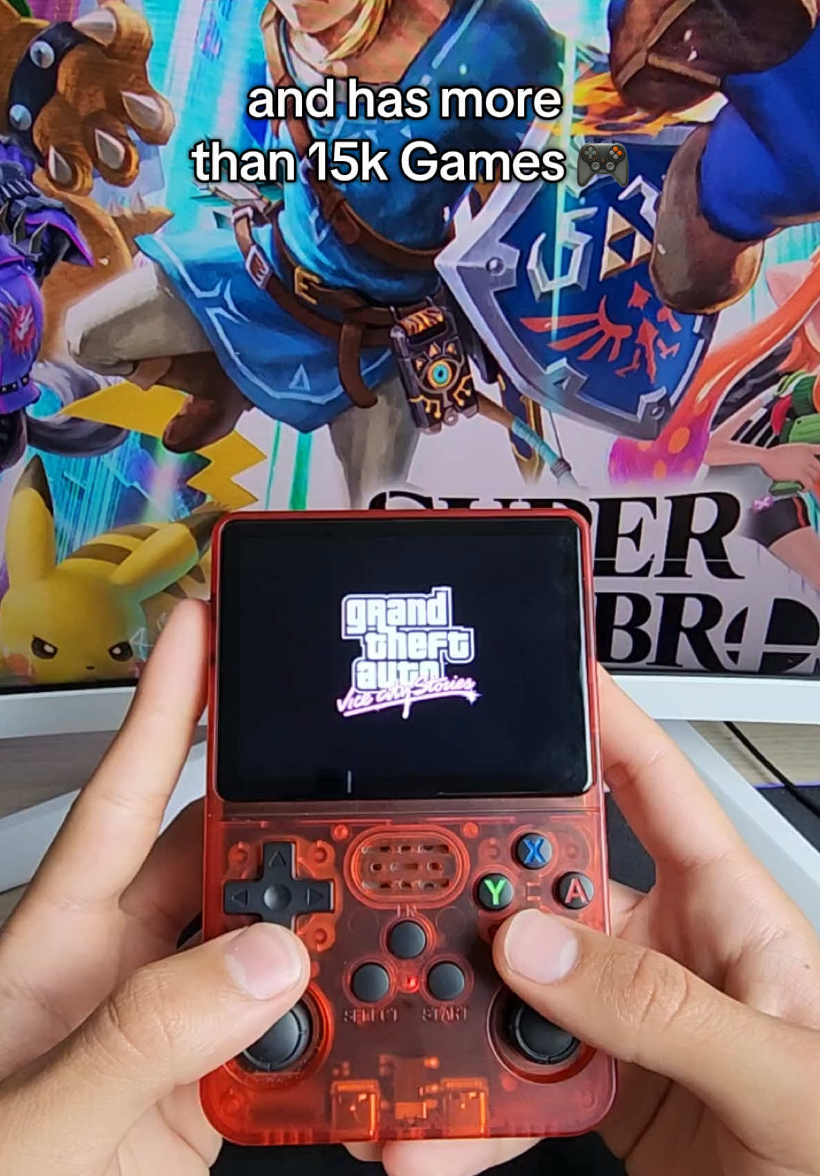 im playing the whole day with this retro console 🤪 #gameconsole #retrogaming #retroconsole #gameretro #GamingOnTikTok #consolegaming 