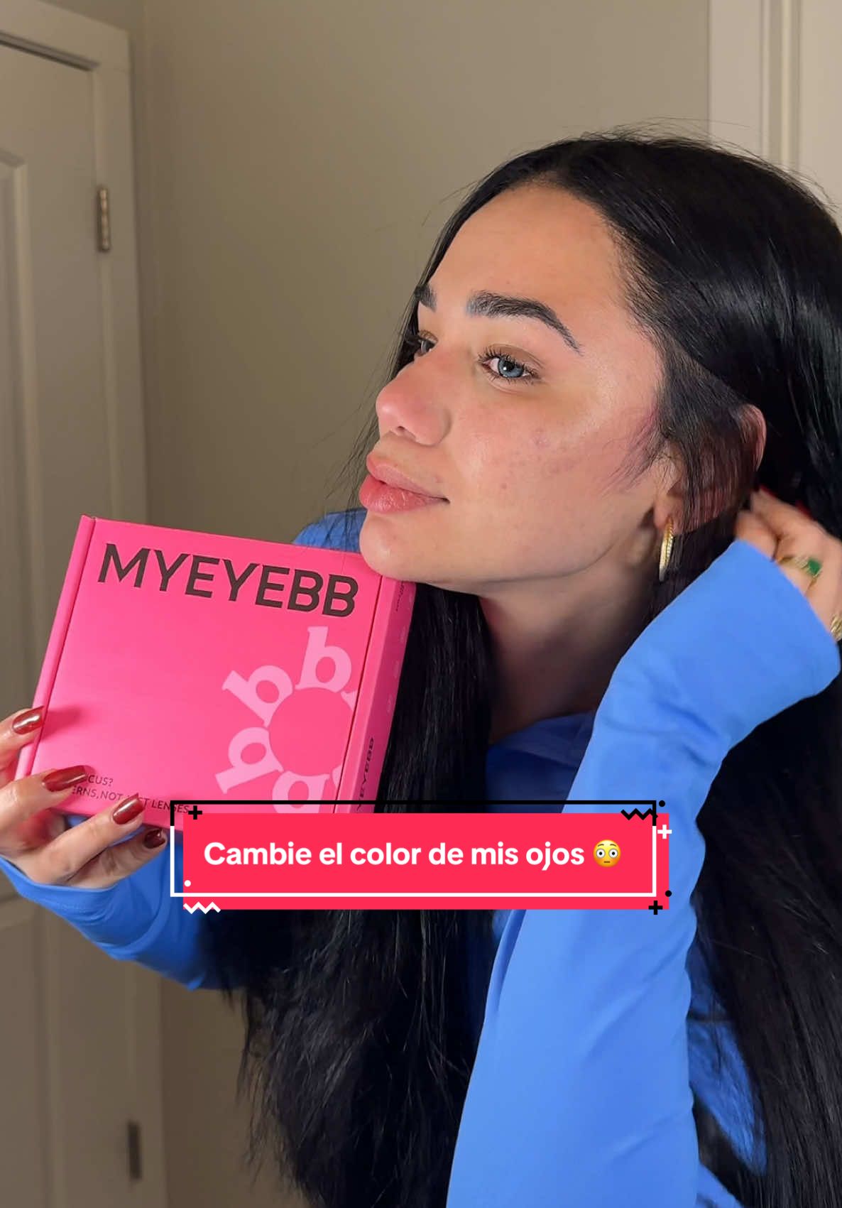 Cambie el color de mis ojos 😳 @Myeyebbofficial 