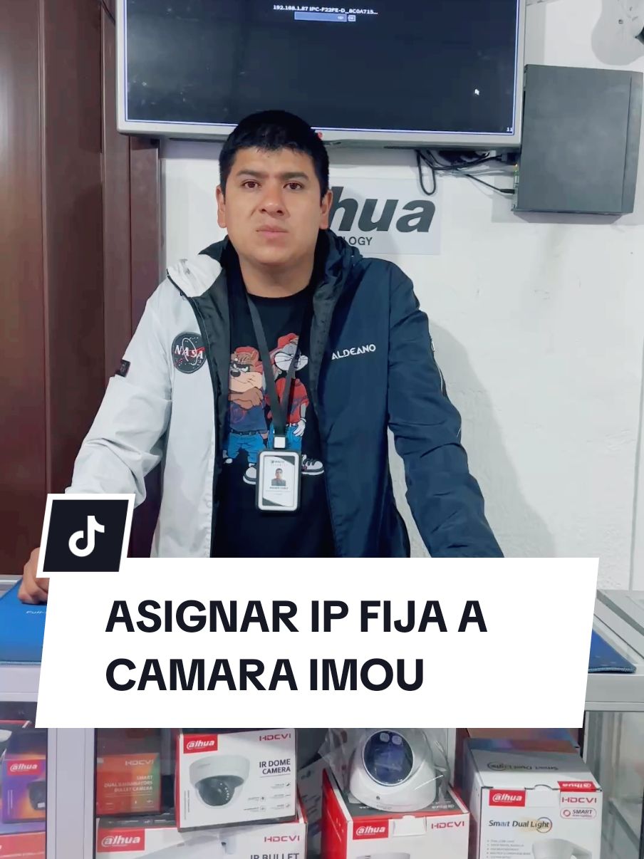 Como colocar una ip fija en Camara IMOU  #dahuatechnology#seguridad#cctvcamera#cctv#fy#wachsecurity 