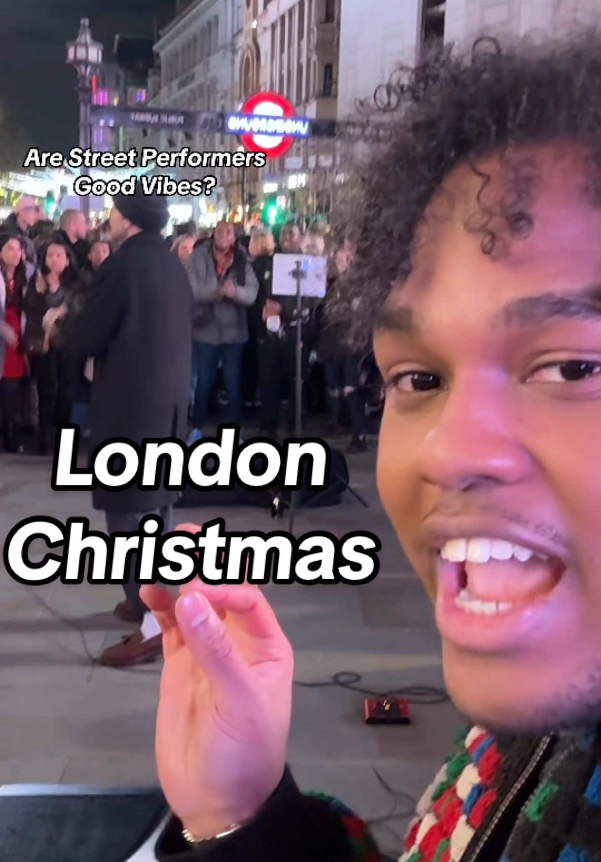 Do You Agree with this? What are your thoughts? #london #theuk #americanabroad #xmas #londonchristmas #busker #piccadillycircus #centrallondon #christmas 