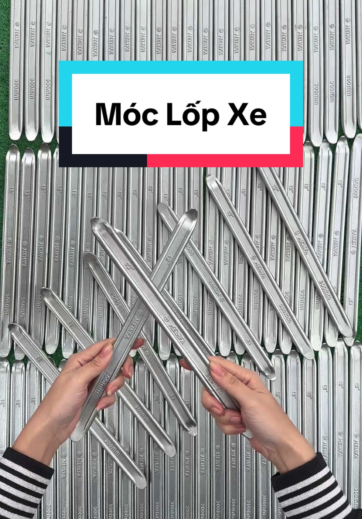 Cậy mở lốp xe, móc lốp xe thép CRV cứng cáp dài 30cm #moclopxemay #moclop 