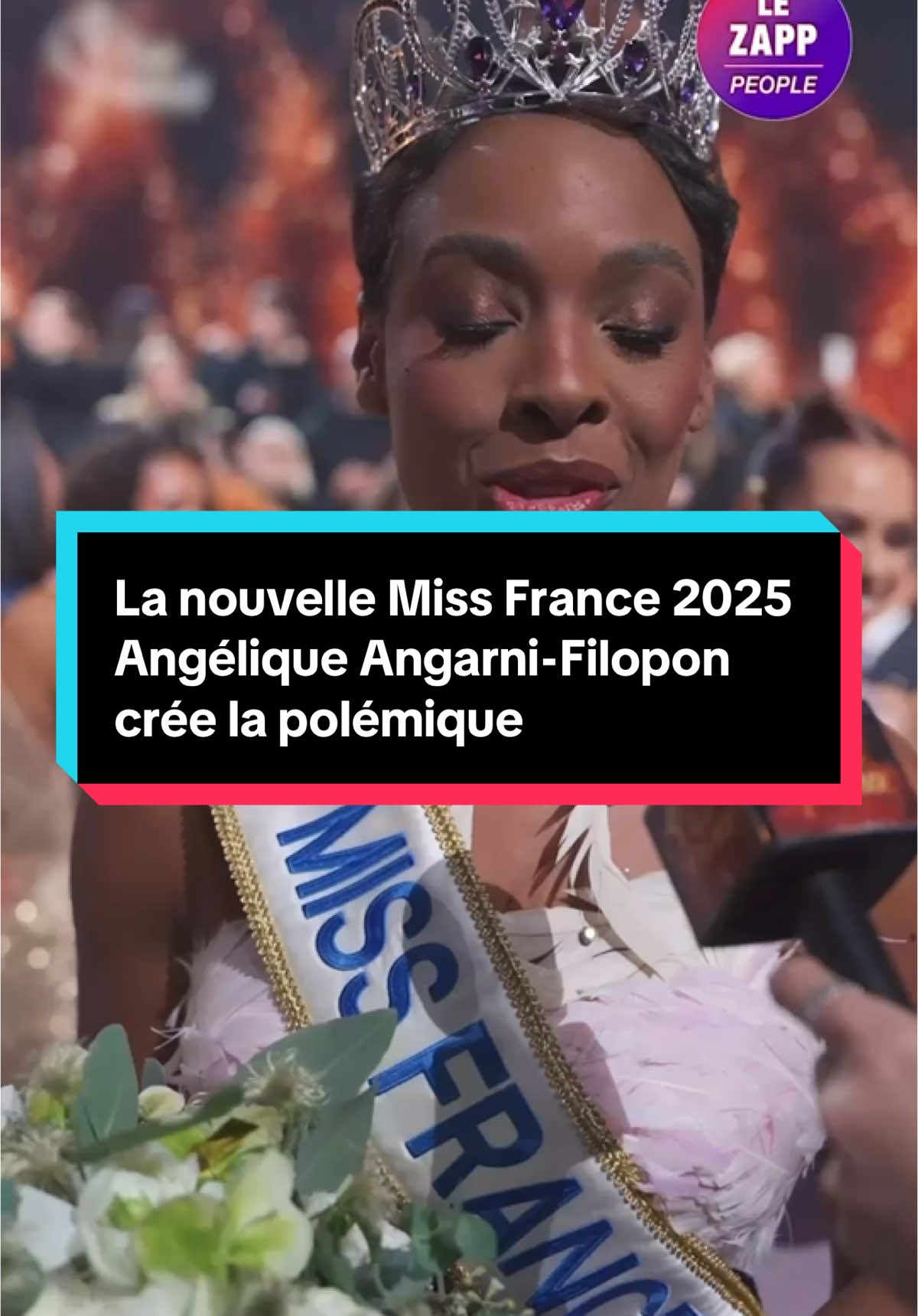 La nouvelle Miss France 2025 Angélique Angarni-Filopon crée la polémique 😳👑 #missfrance #angeliqueangarnifilopon #people #gossip 