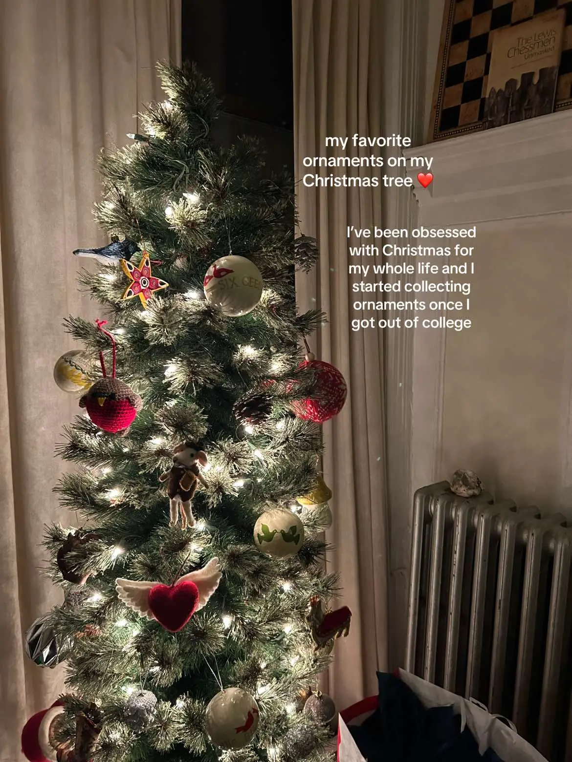 i will be collecting ornaments until the day i leave earth #christmasdecor #christmasornaments #ornamentcollection 