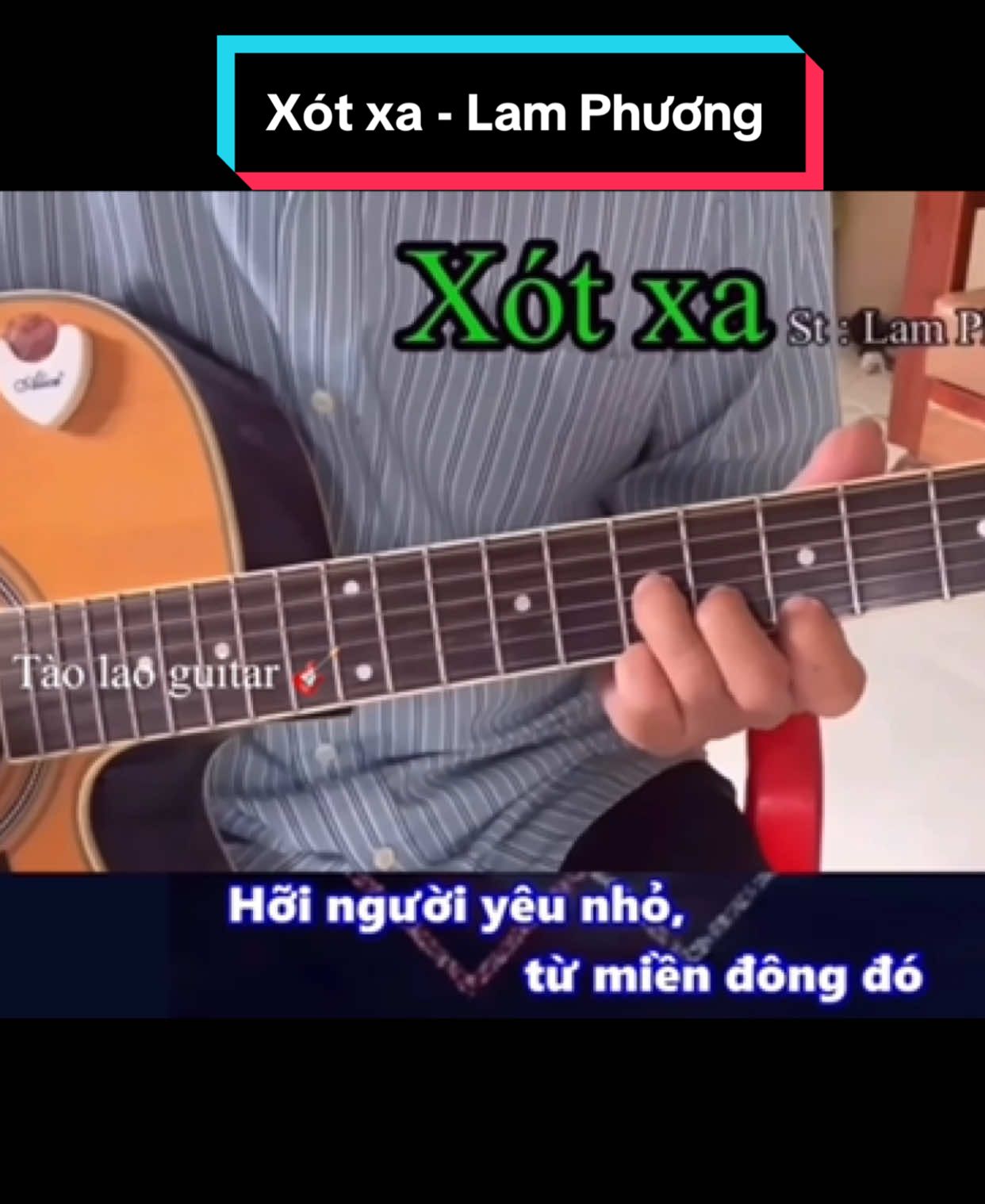 Xót xa (Dm) #xuhuong #taolaoguitar #guitar #guitarkhongloi #viralvideo #guitarist 