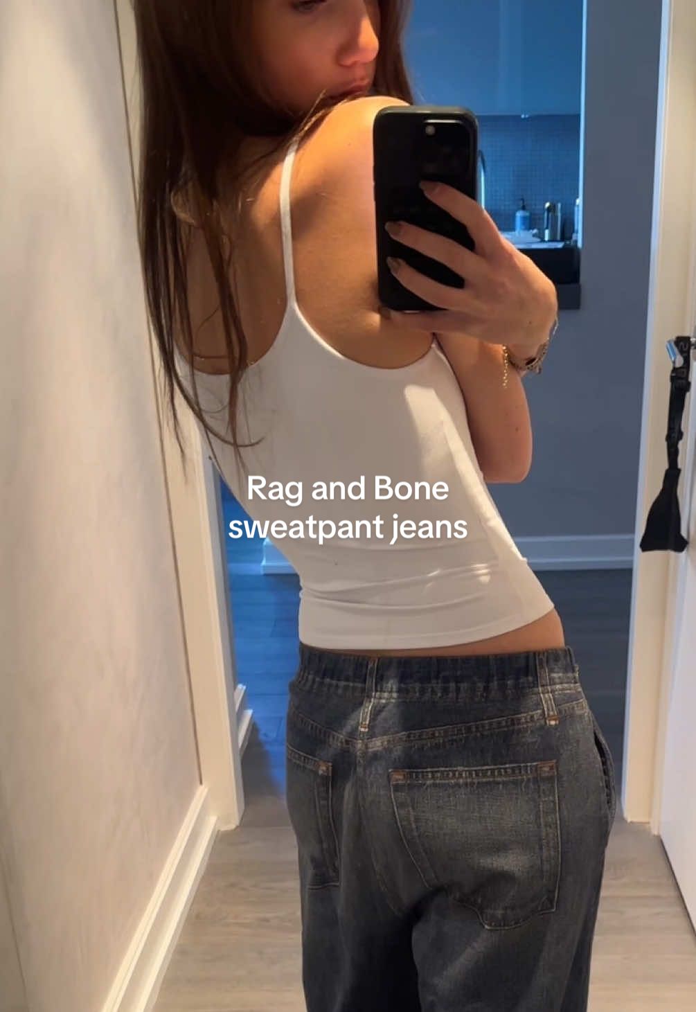 @ragandbone never taking these off #ragandbone #sweatpantjeans #sweatpants #fashion #style 