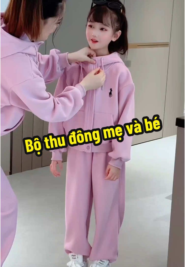 Bộ thu đông lót lông cừu cho mẹ và bé #review #quanaotreem #quanao #dodoimevabe #ngocreview 