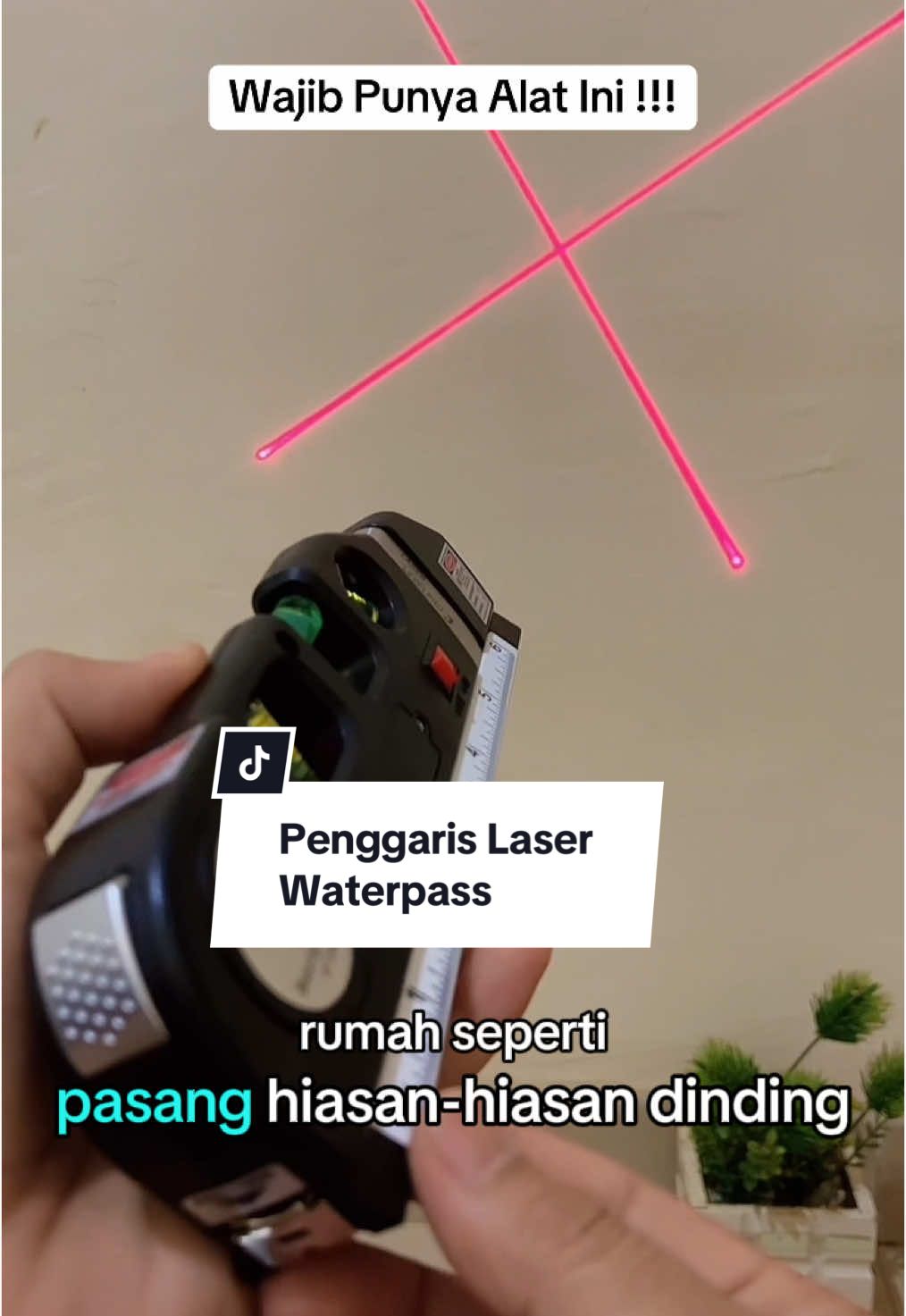 Penggaris laser waterpass #penggarislaser #waterpaslaser #meteranlaser #alatukurlaser 