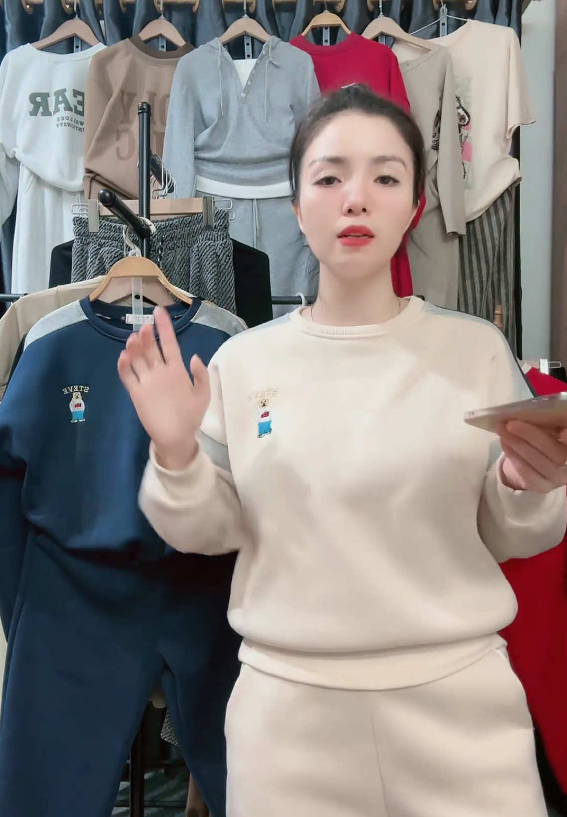 Lạnh rồi mua bộ nỉ bông này mặc cho ấm chị em ạ! 🥶 #daodanhda #ngocdaoboutique #boni #bonithudong #setni #bomacnha 