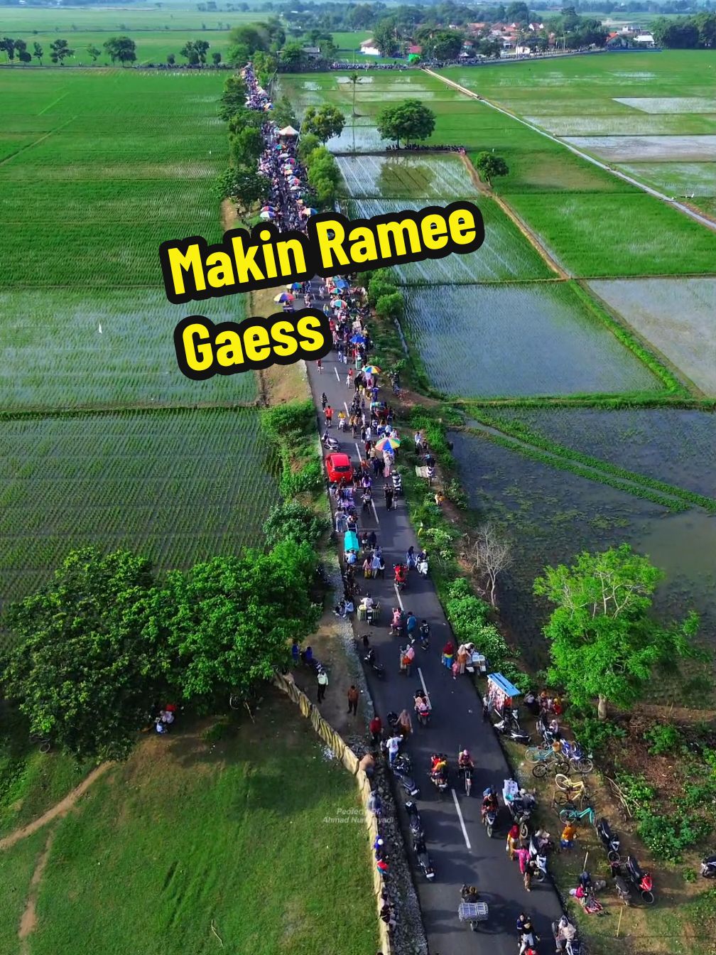 Suasana Jogging Minggu 15 Des 2024, Jalan Pertamina Prako Sepertinya Makin Bertambah Setiap Minggunya 🔥🔥 📍Pasirukem, Cilamaya Kulon #videodrone #aerialview #dronekarawang #jalanviral #jogging #pertaminaprako #karawangtiktok #cilamaya #fyp 