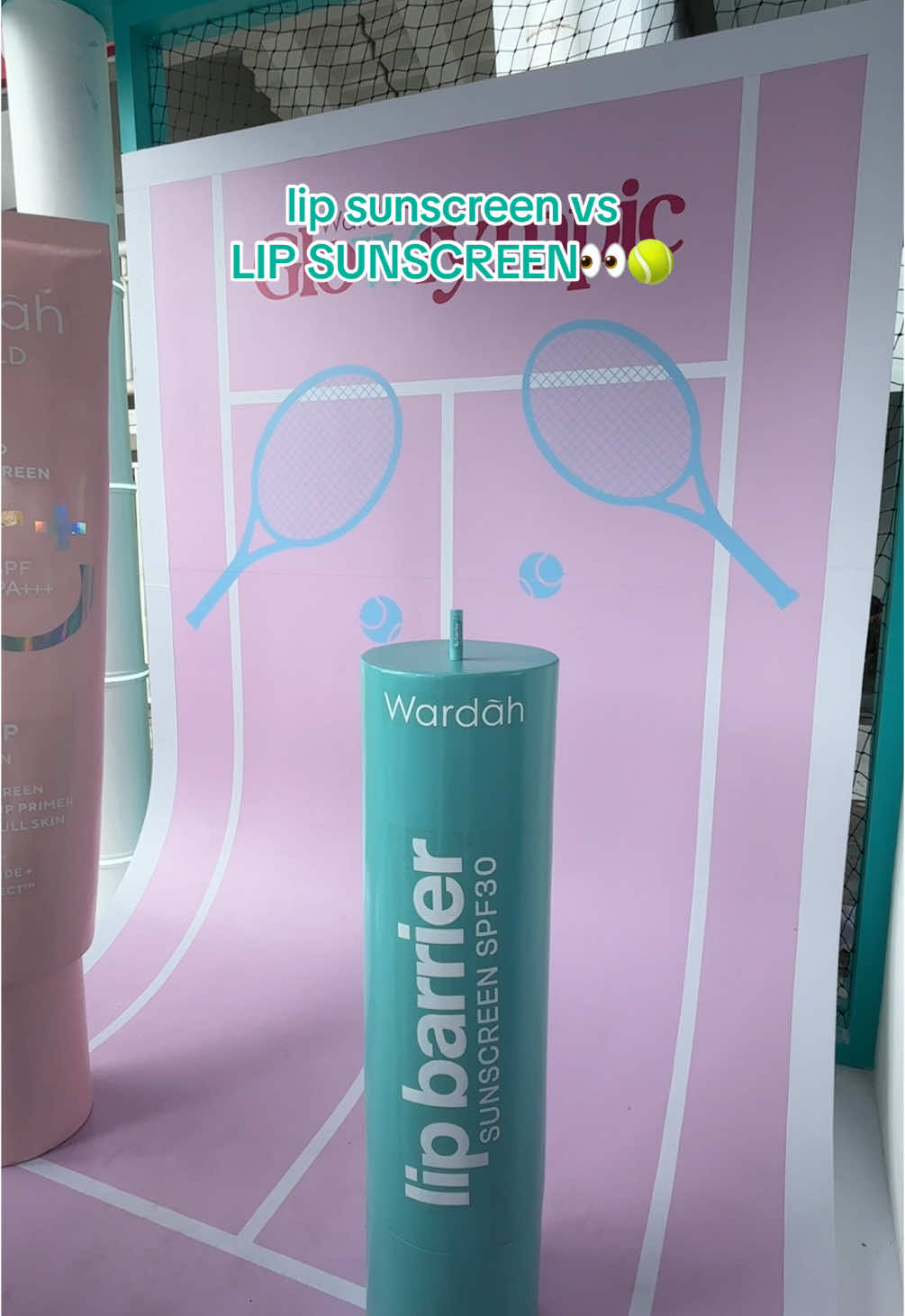 Kalo kamu punya lip sunscreen segede gaban kira-kiranya abis berapa lama?🤣🩷 #Wardah #WardahGlowlympic #GameOnGlowOn