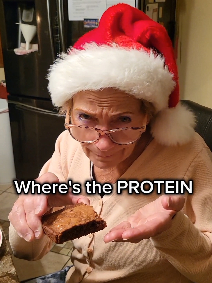 Don't forget the PROTEIN Brownies  #GymTok ##FitTok #Fitness #gym #granny 