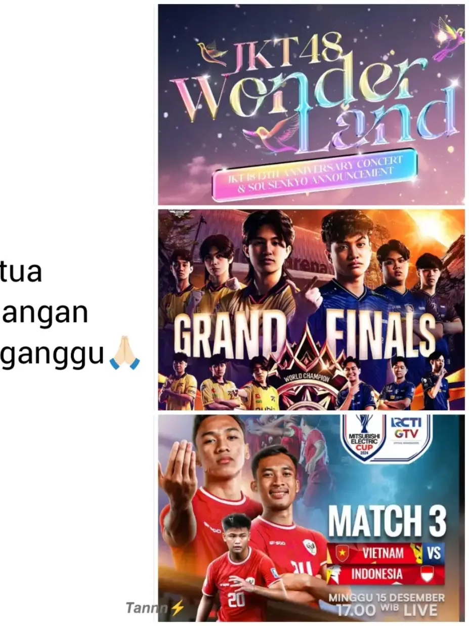 izin mematikan semua notif buat hari ini😋😏 #jkt48 #memberjkt48 #m6 #timnas 