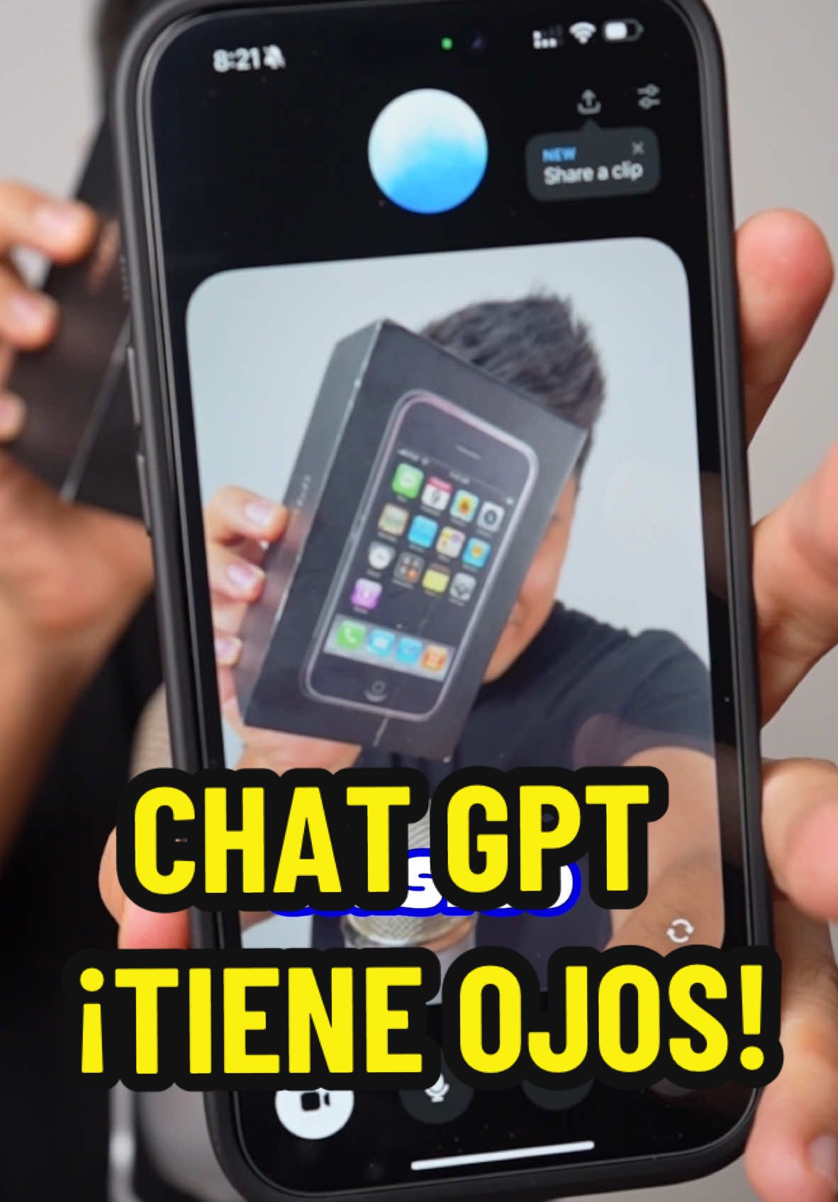 📱 👀 Chat GPT ahora puede ver y explicarte cosas al usar la cámara de tu celular. #chatgpt #livecamera #inteligencia #tecnologia #review