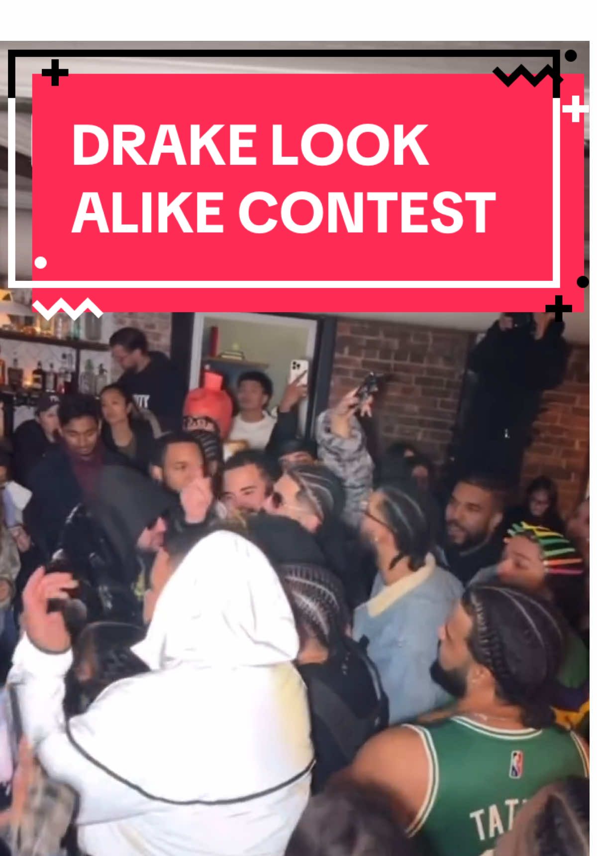 Drake look alike contest in Toronto 😂 [via IG / itsbizkitt] 