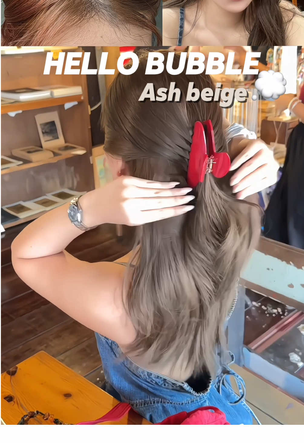 สีผมลุคน้องหนาวมาแล้วววว❄️💭 ลุคหวานๆด้วย  Hello bubble x aespa สี Ash beige💭🌟 กลิ่นไม่ฉุน ผมไม่เสีย ออกสีชัด ตรงปกแน่นอน😍 #มีสอองแซน #miseensceneTH #HELLOBUBBLE #HelloBubbleXaespa #โฟมย้อมสีผมaespa #AshBeige @mise en scene TH 