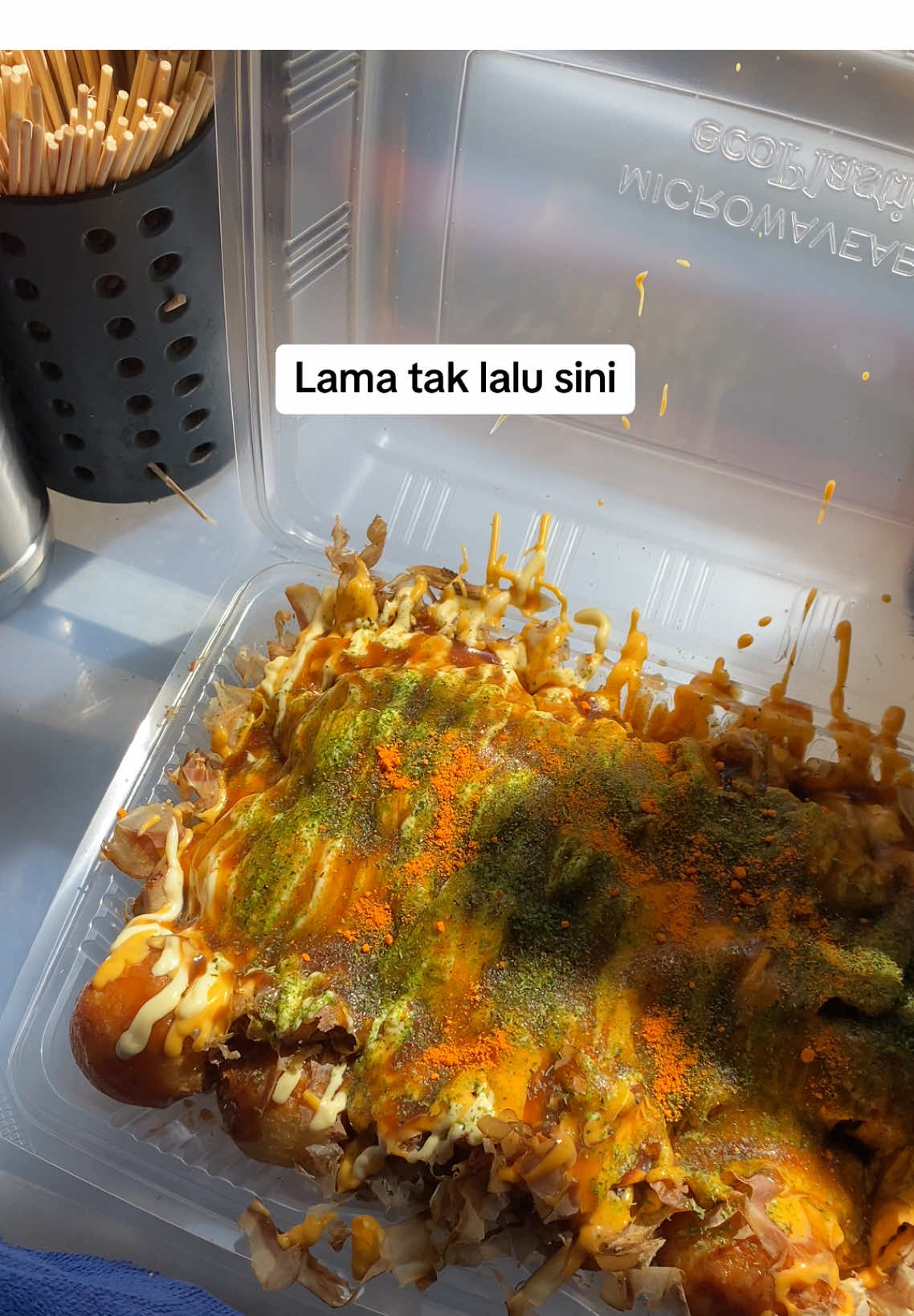 Hai. Lama tak lalu sini kan ? #fyp #takoyaki #foryoupage 