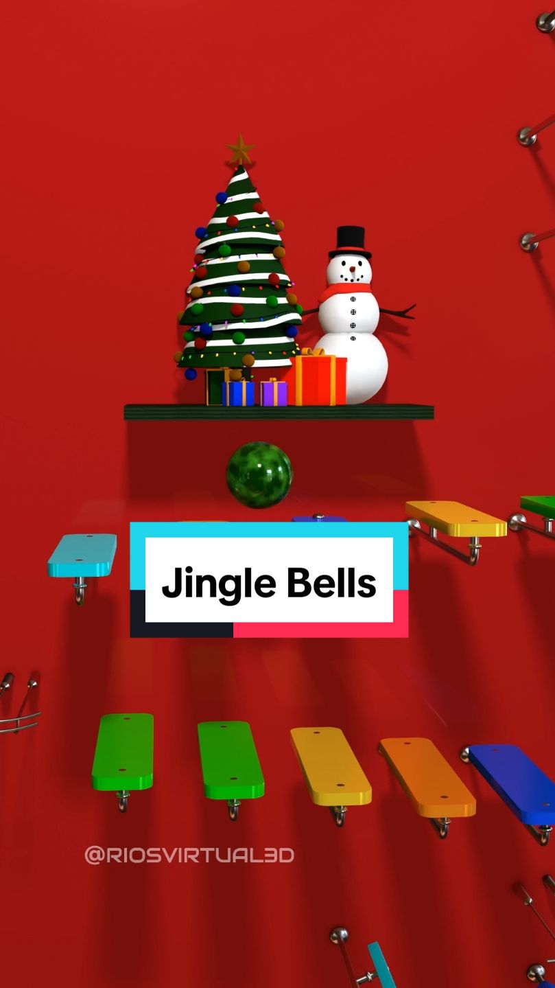 Jingle Bells - Music Ball #natal2024 #merrychristmas #christmas #natal #fypシ #foryoupage 