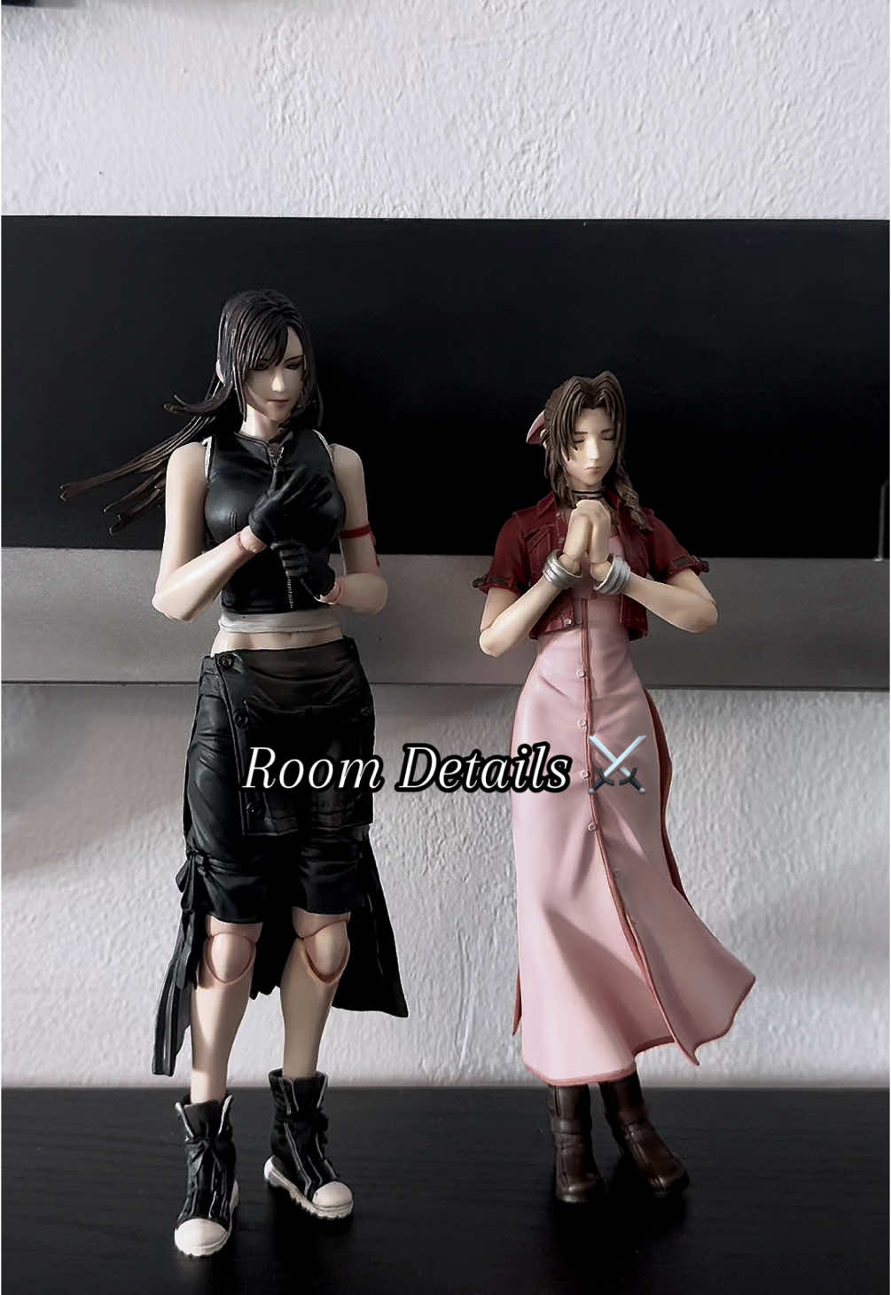 If they ban tiktok in the states, follow my IG: maystrife⚔️ #myroom #roomdecor #ffviii #finalfantasy #finalfantasyvii #aerith #tifa #finalfantasyx  #figurecollector 