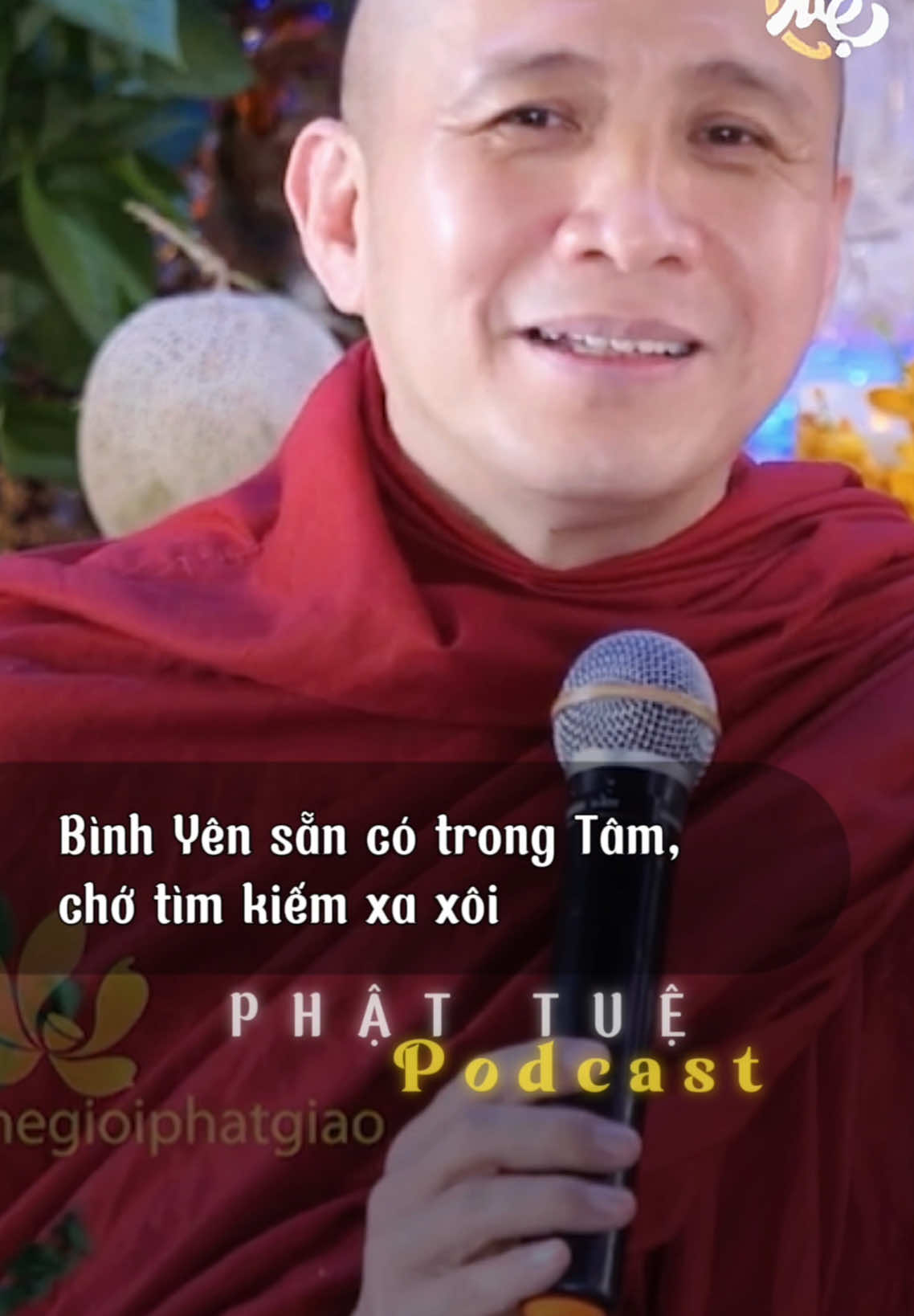 Tựa Pháp: Làm những việc này suôn sẻ quanh năm Con cầu nguyện xin cho tất cả Chúng Sanh được khoẻ mạnh, an vui và hạnh phúc. Xin cho tất cả Chúng Sanh được nghe và hiểu được chánh Pháp của Phật, con đường tu tập luôn vững chắc sớm ngày được giải thoát, giác ngộ hoàn toàn. Dù sanh về nơi đâu vẫn luôn được thấy Pháp nhiệm mầu. Nam Mô A Di Đà Phật 🙏🙏🙏 “Cám ơn Nhà hàng chay Tuệ tài trợ Logo chữ Tuệ”  #nammobonsuthichcamauniphat  #nammoadidaphat #nammoamidaphat #phattue #thichchanhdinh #phattuhoaibao #phậttuệ #tuệ #podcastphattue 